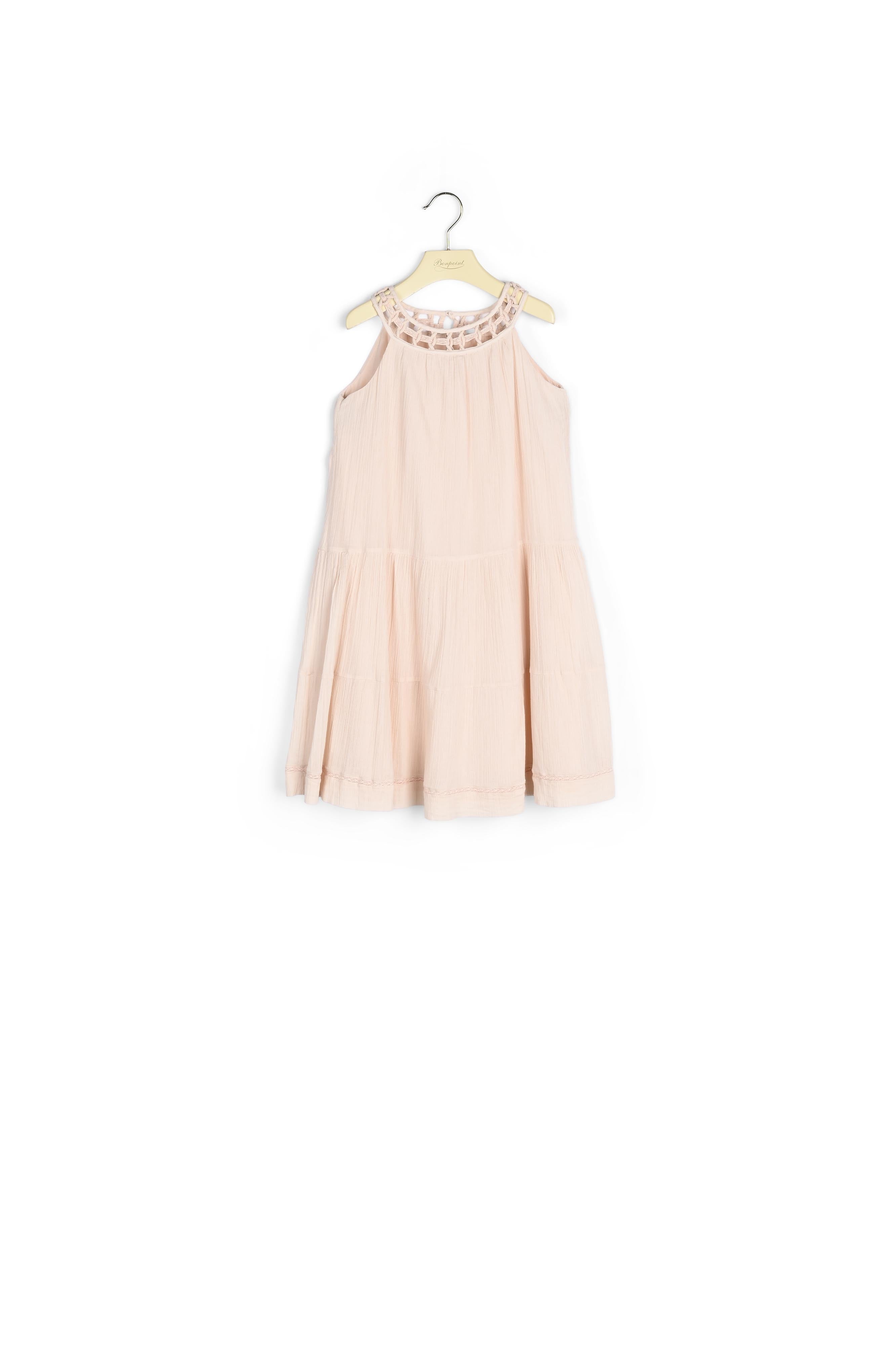 Robe longue en crépon fille - Bonpoint vintage