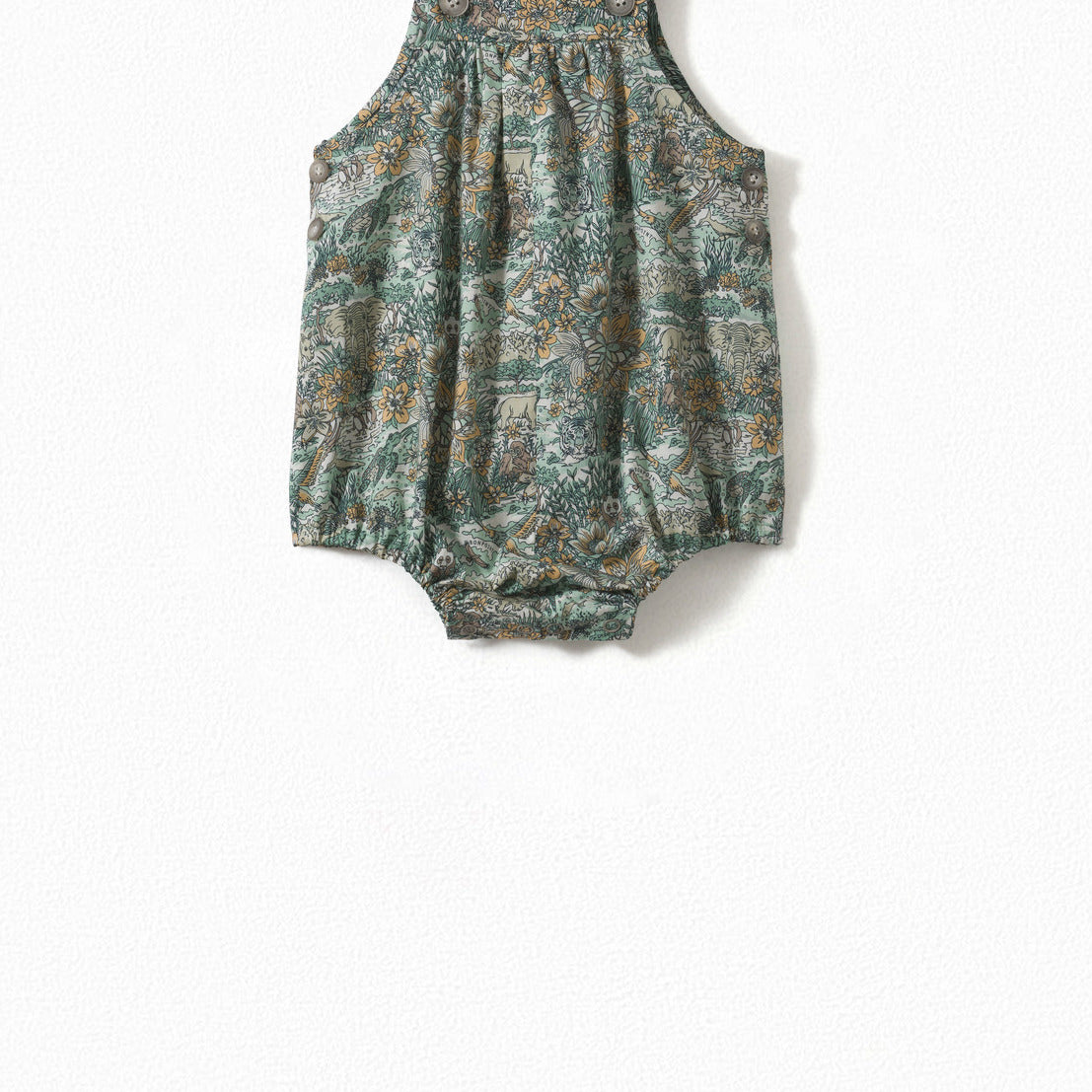 Salopette en coton Liberty bébé - Bonpoint vintage