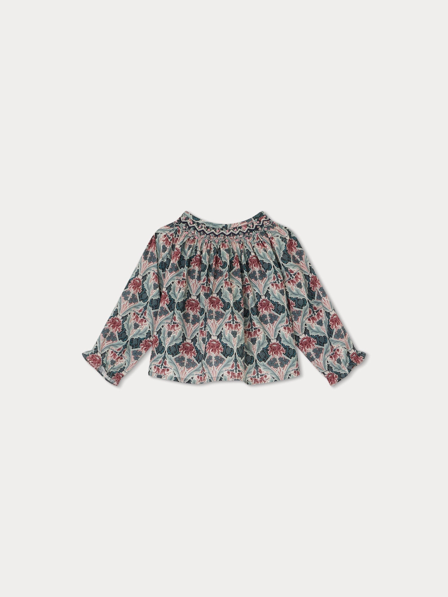 Blouse smockée Griotte - Bonpoint vintage