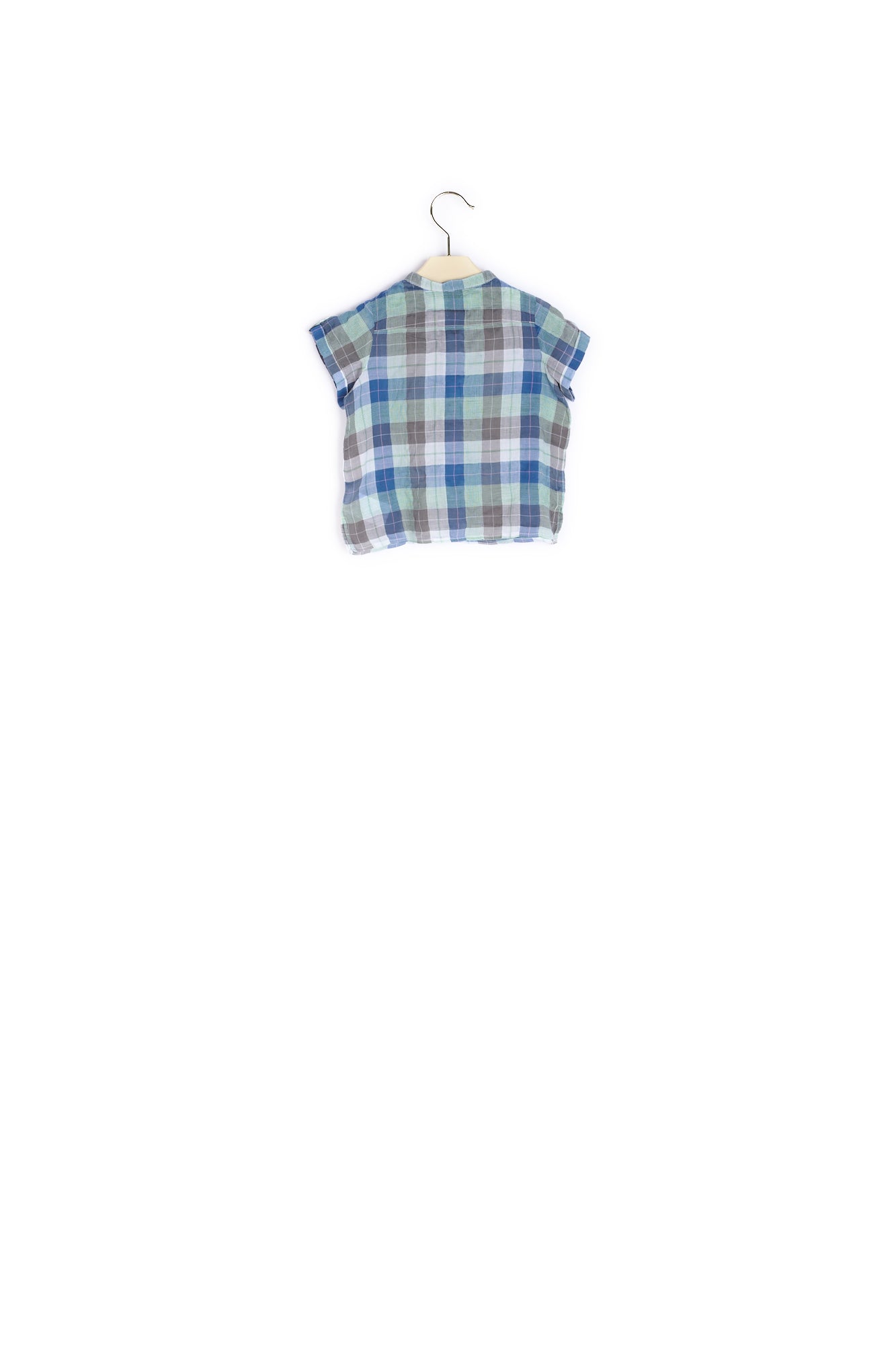 Chemise à carreaux bébé - Bonpoint vintage