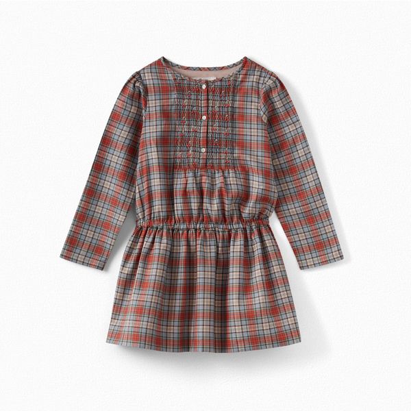 Robe à carreaux fille - Bonpoint vintage