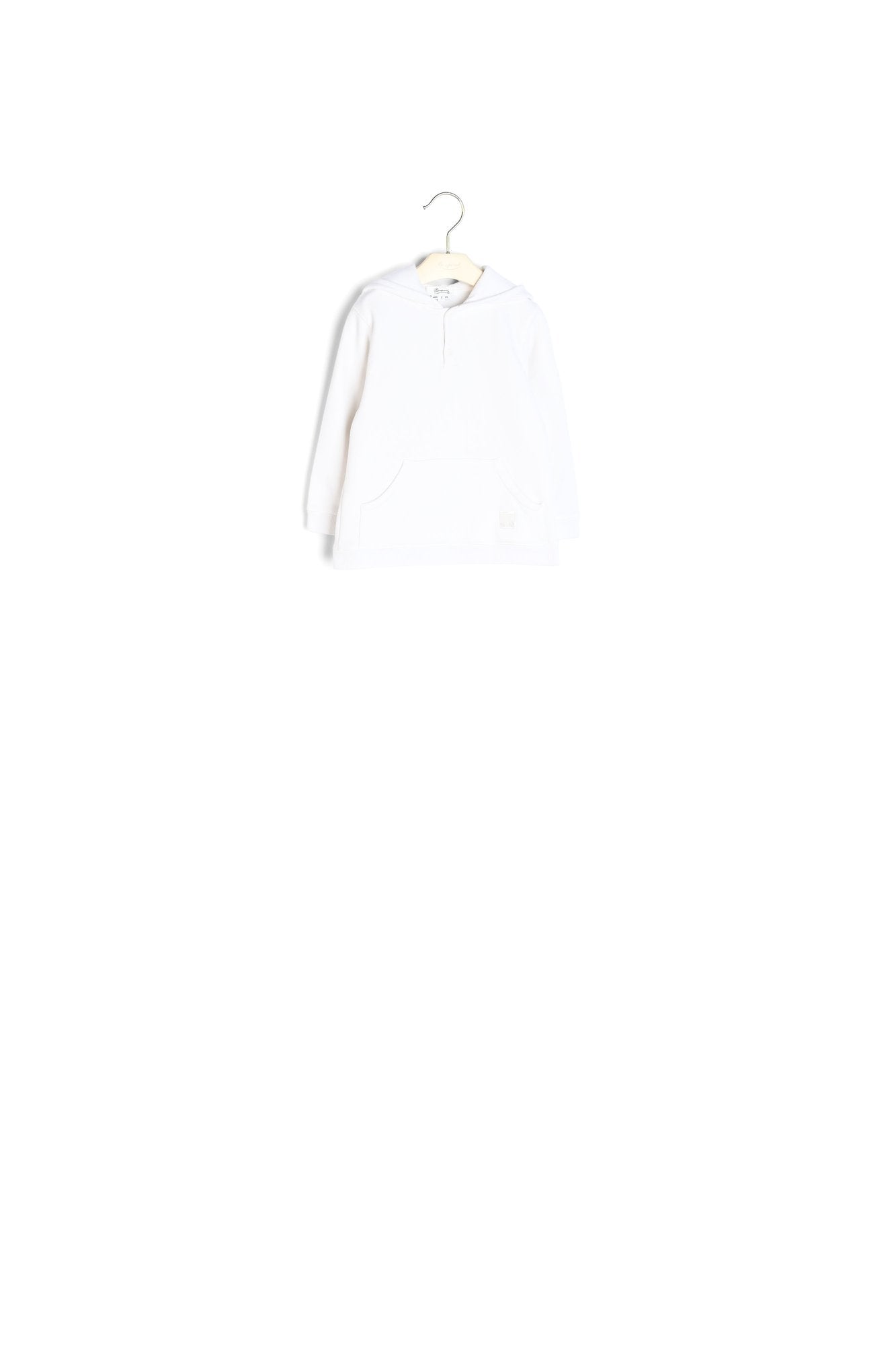 Sweatshirt bébé à capuche 2 boutons - Bonpoint vintage