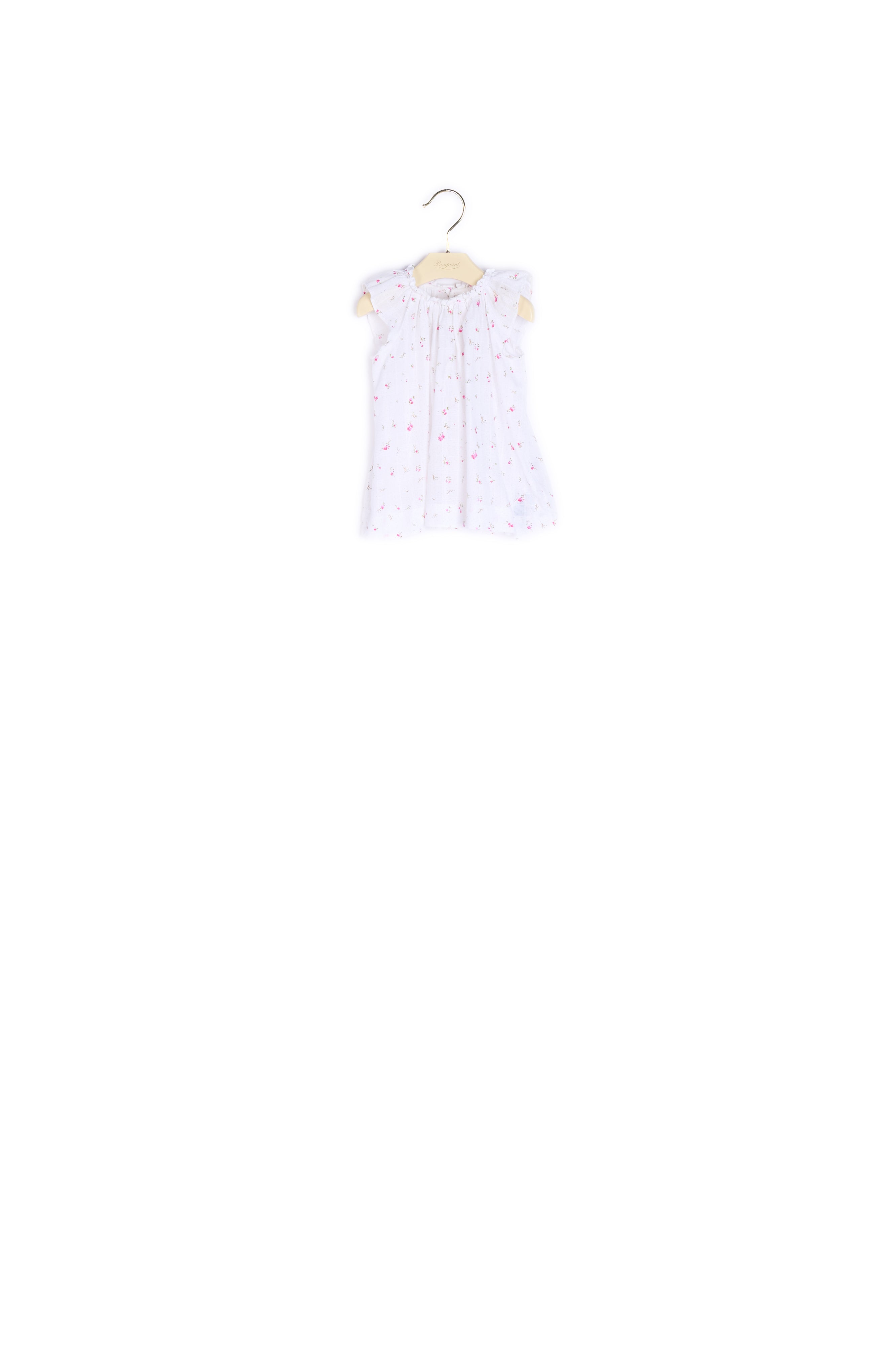 Robe en voile de coton imprimé - Bonpoint vintage