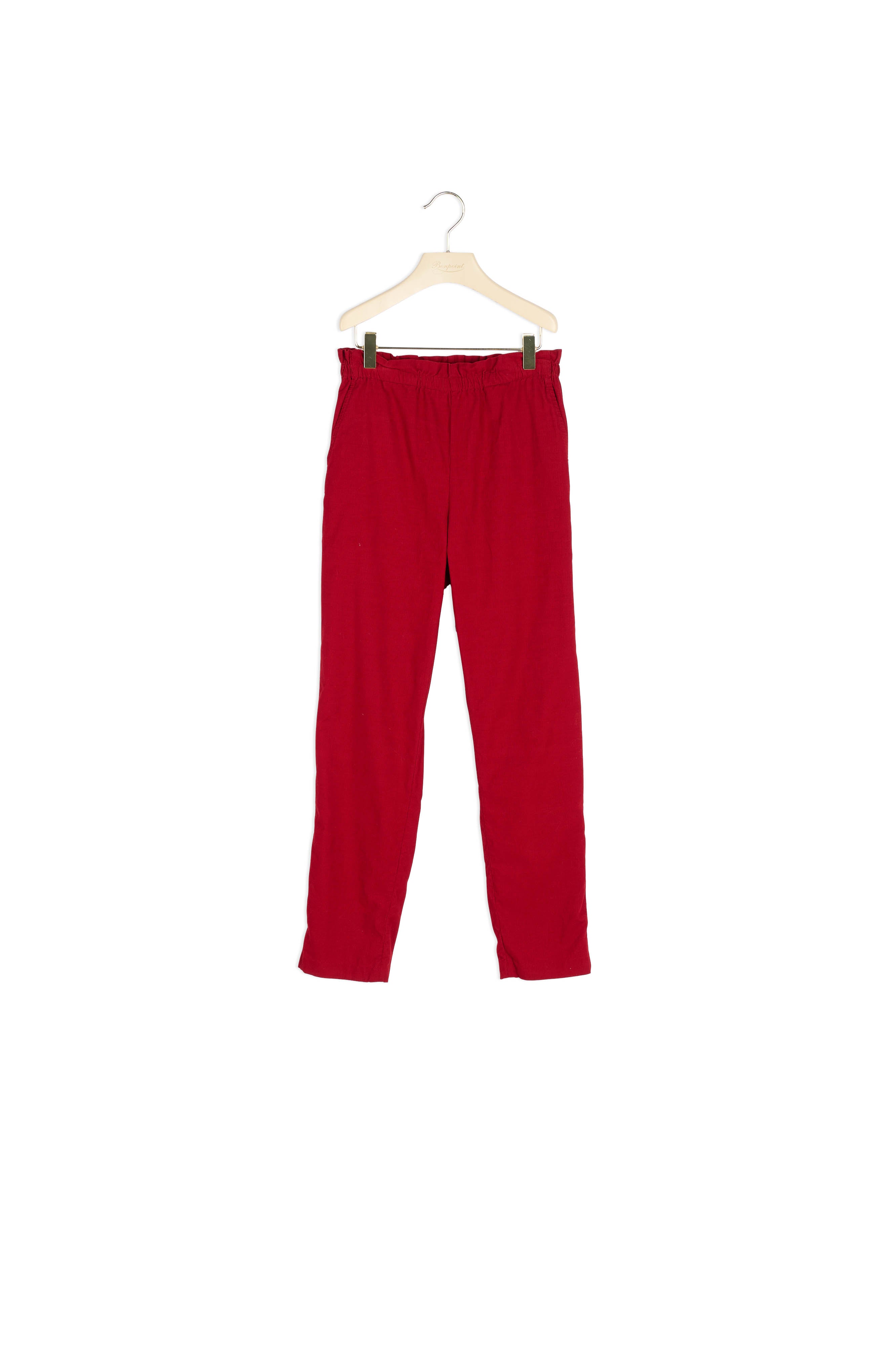 Pantalon carotte en velours milleraies - Bonpoint vintage