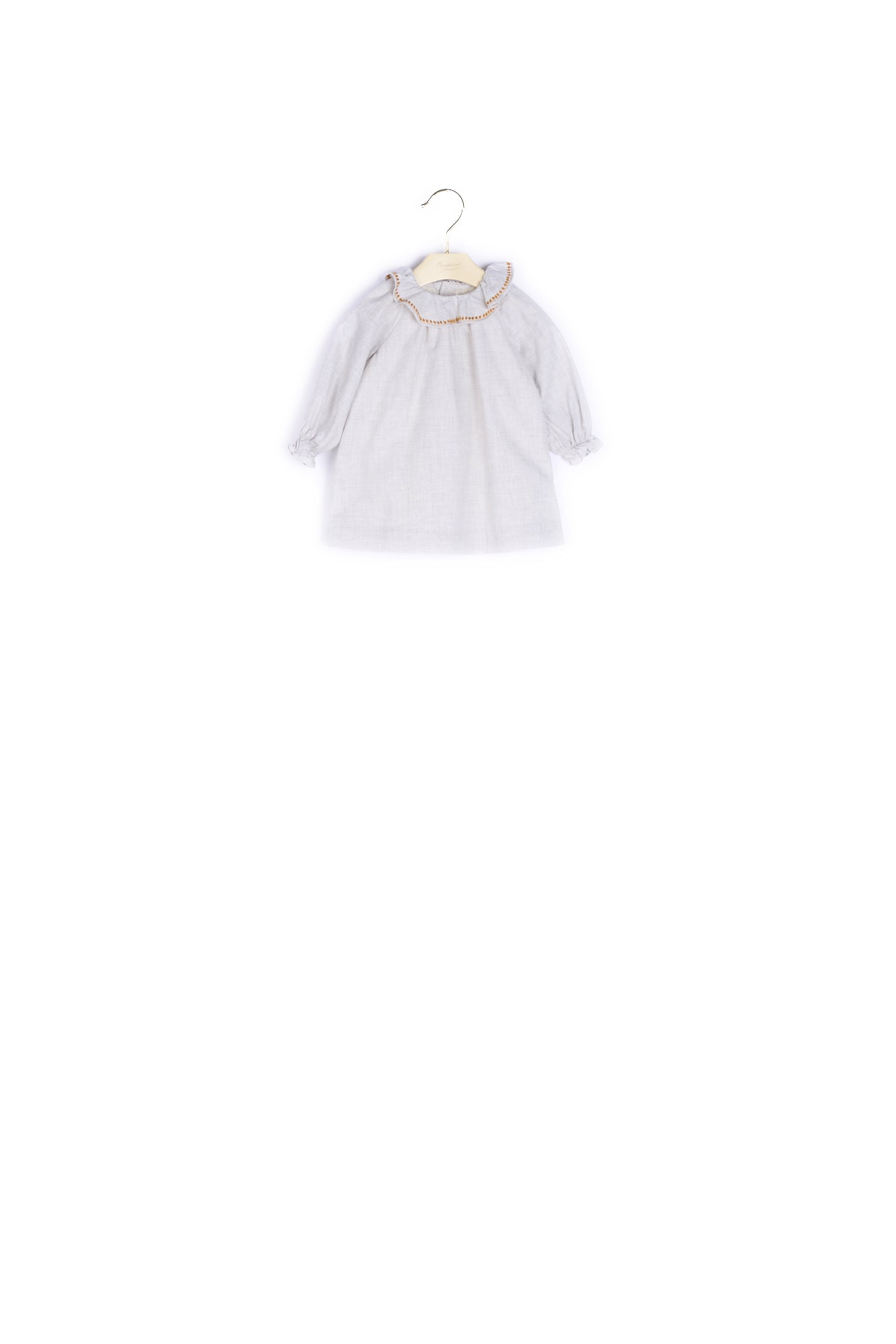 Robe à collerette brodée - Bonpoint vintage