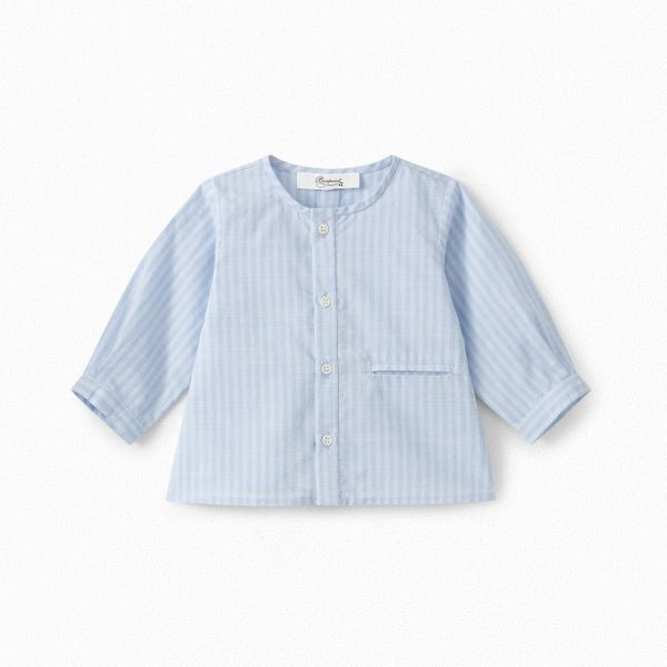 Chemise en popeline rayée - Bonpoint vintage