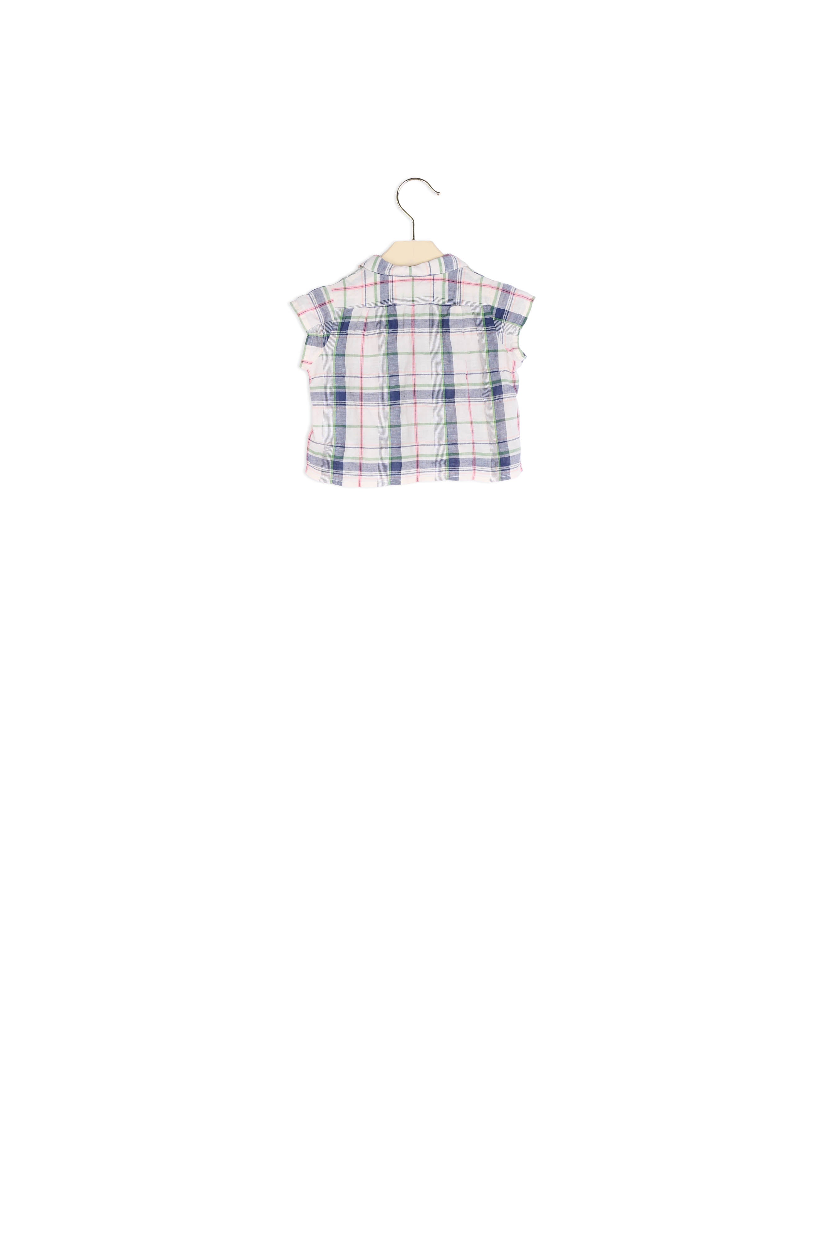 Chemise à manches courtes - Bonpoint vintage