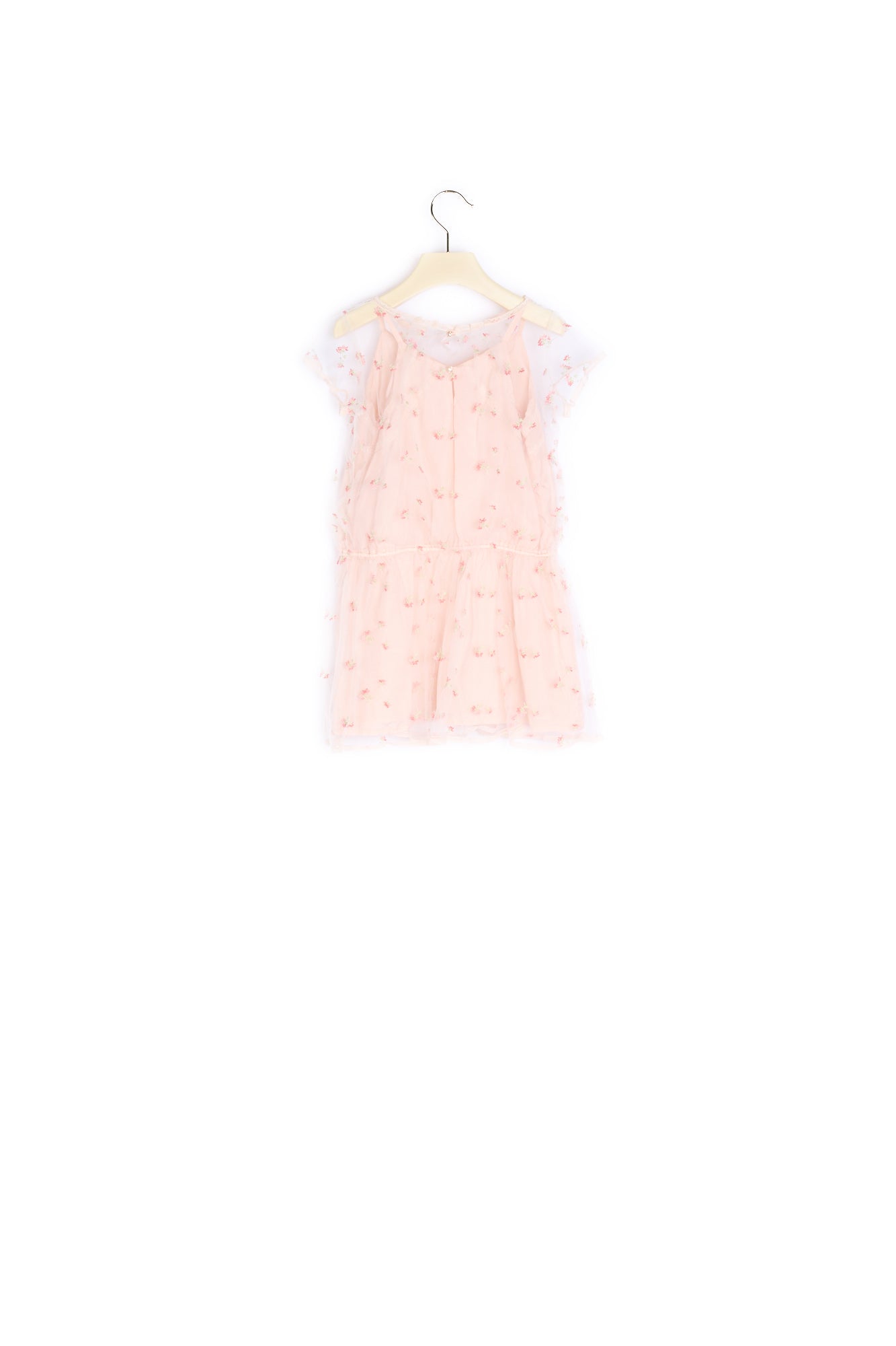 Robe Couture Nenufar Fille rose - Bonpoint vintage