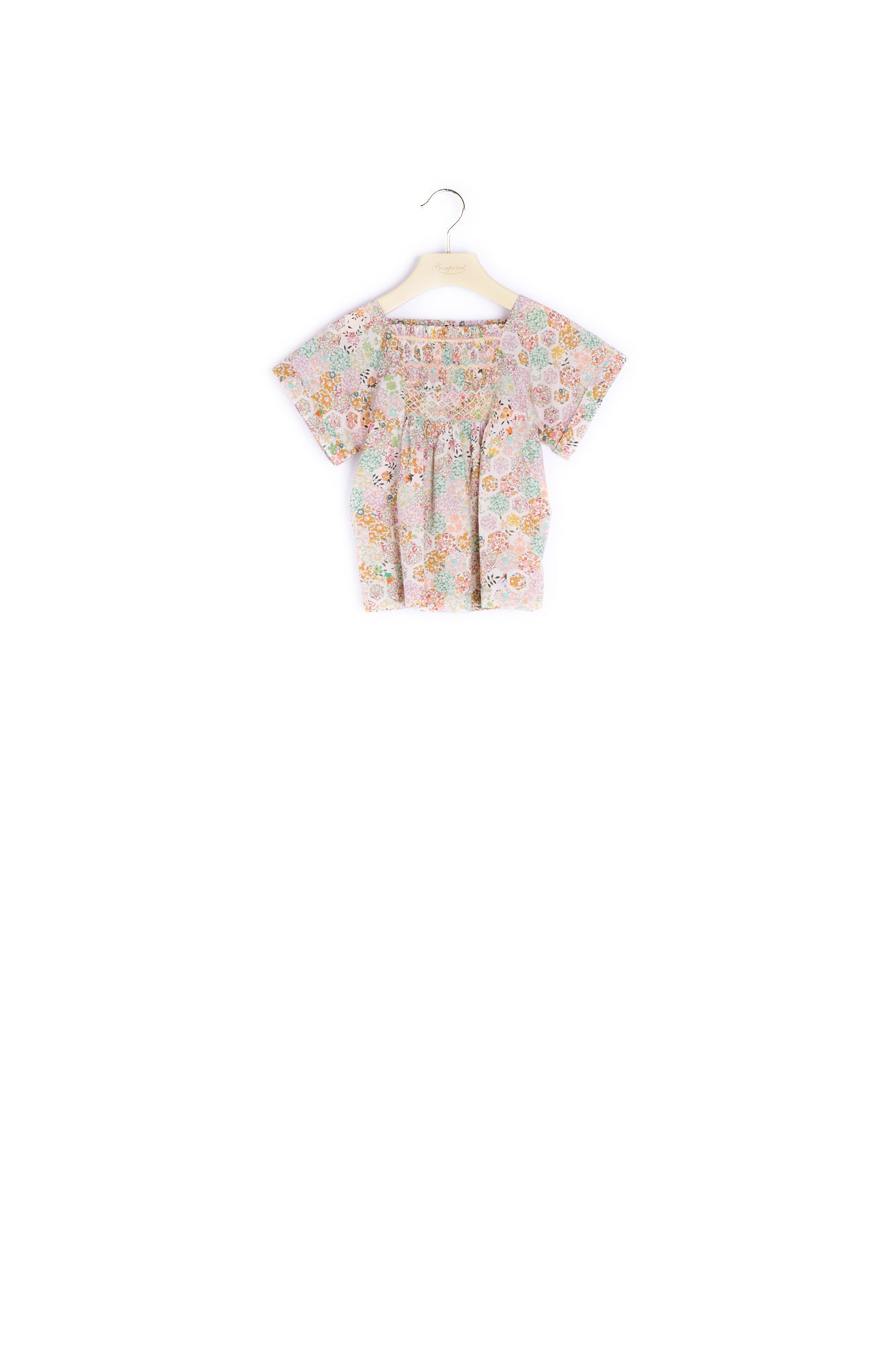 Blouse Pays à motif Liberty - Bonpoint vintage
