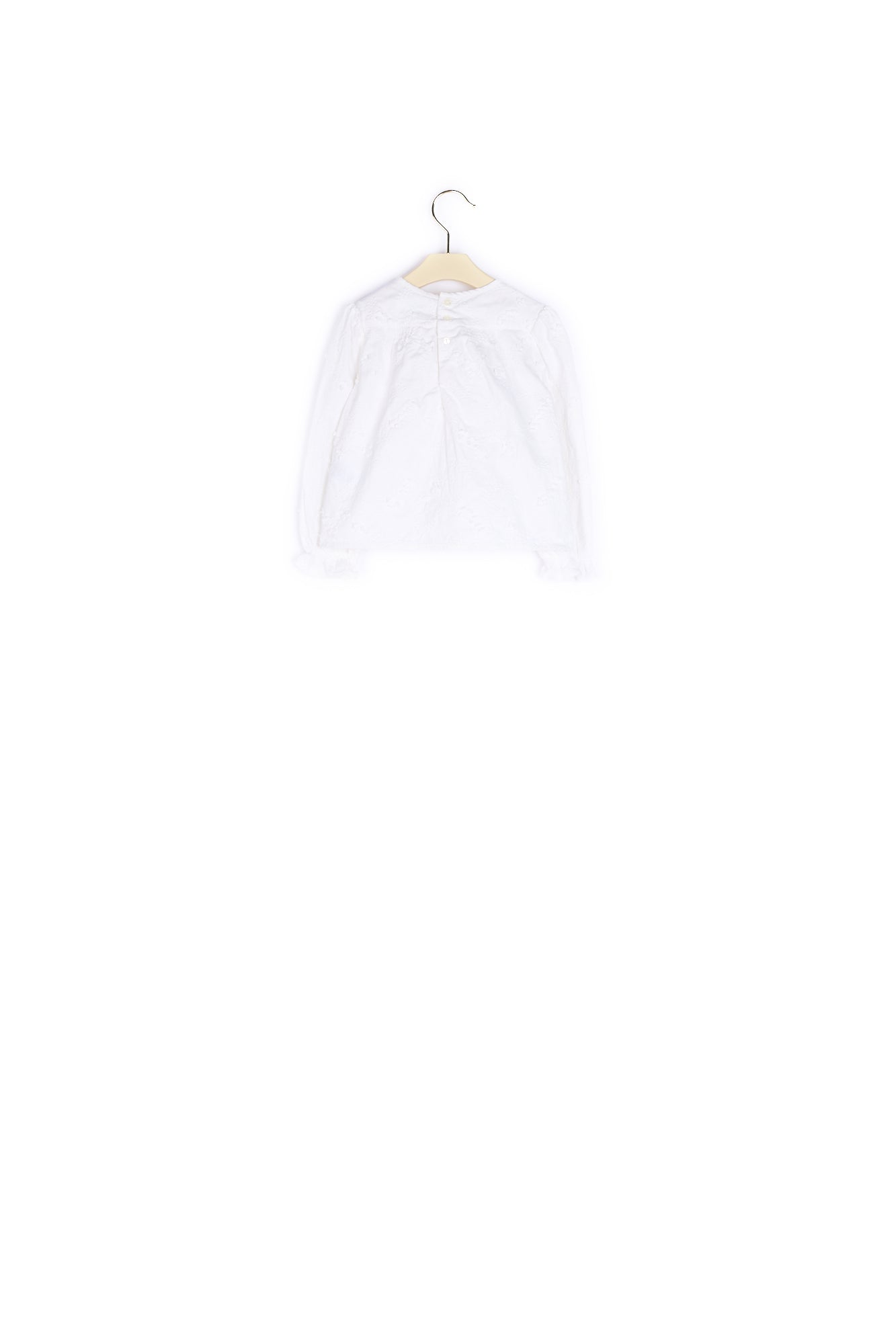 Blouse twill brodé - Bonpoint vintage