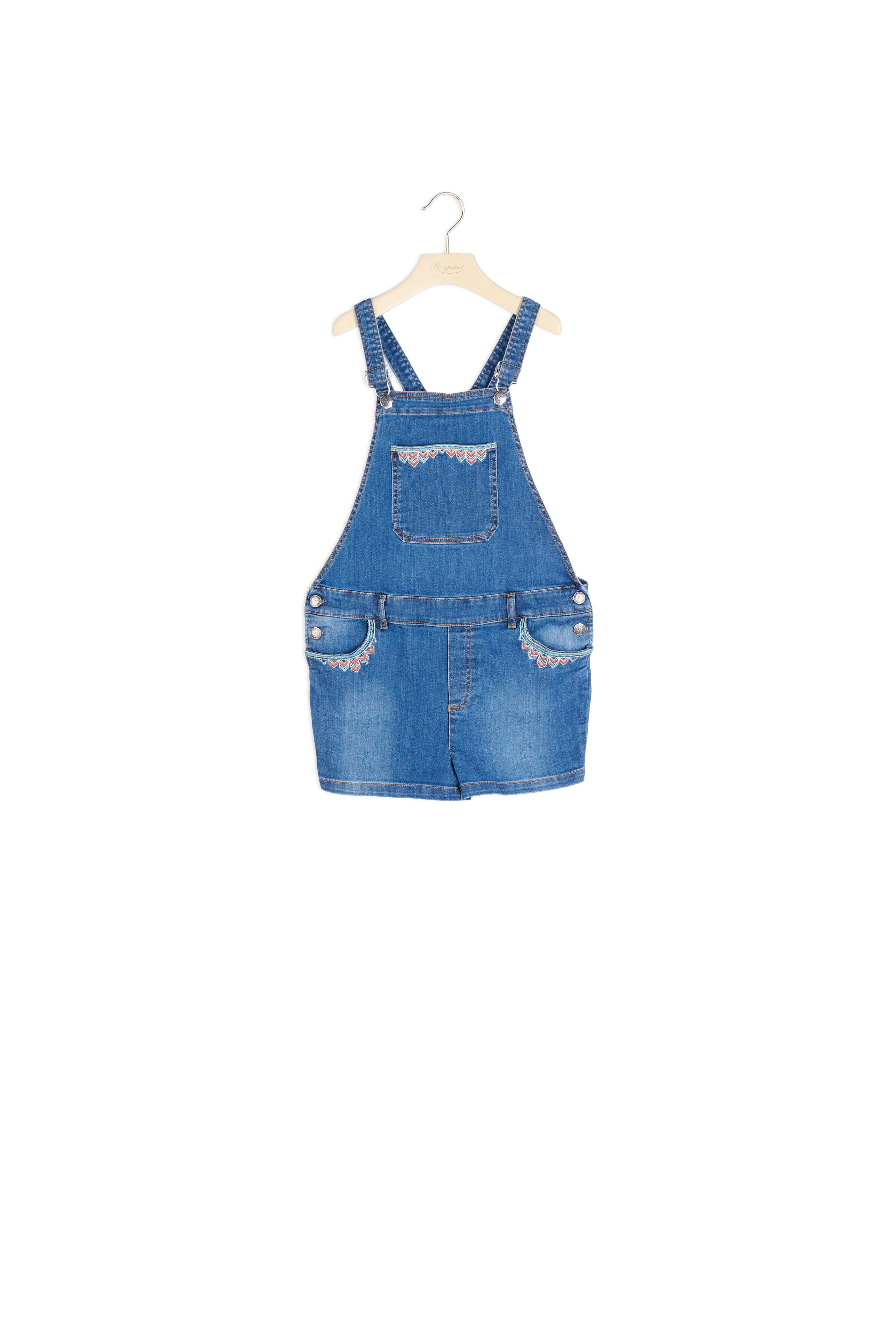 Salopette courte Saga - Bonpoint vintage