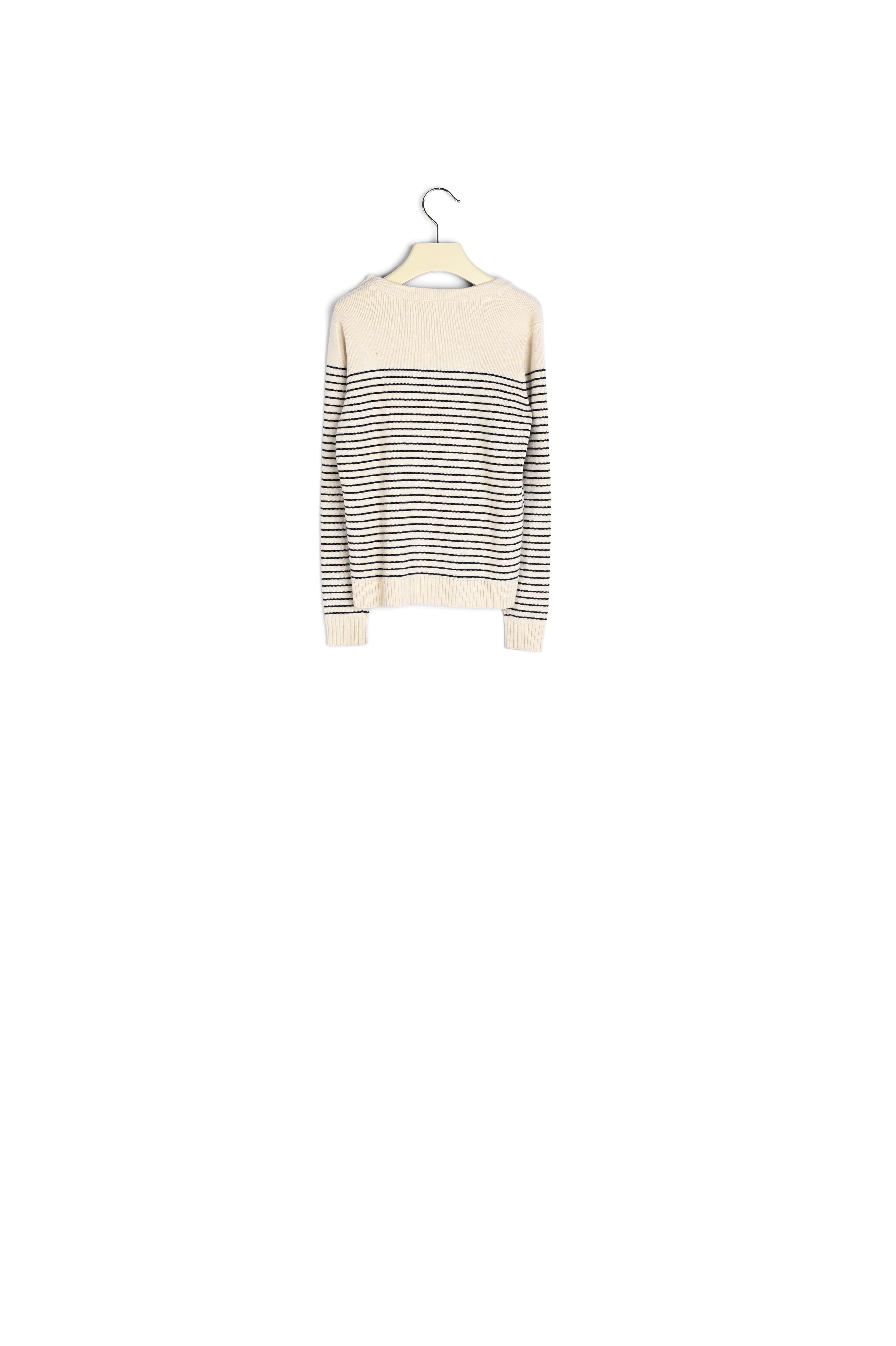 Pull à rayures fille - Bonpoint vintage