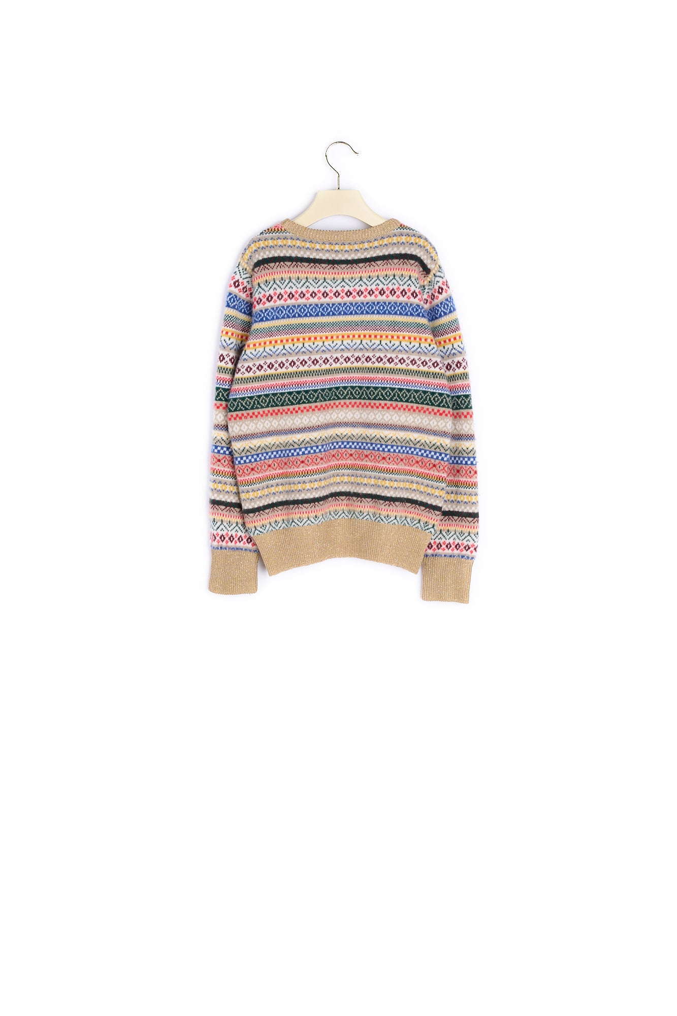 Pull fille en jacquard - Bonpoint vintage