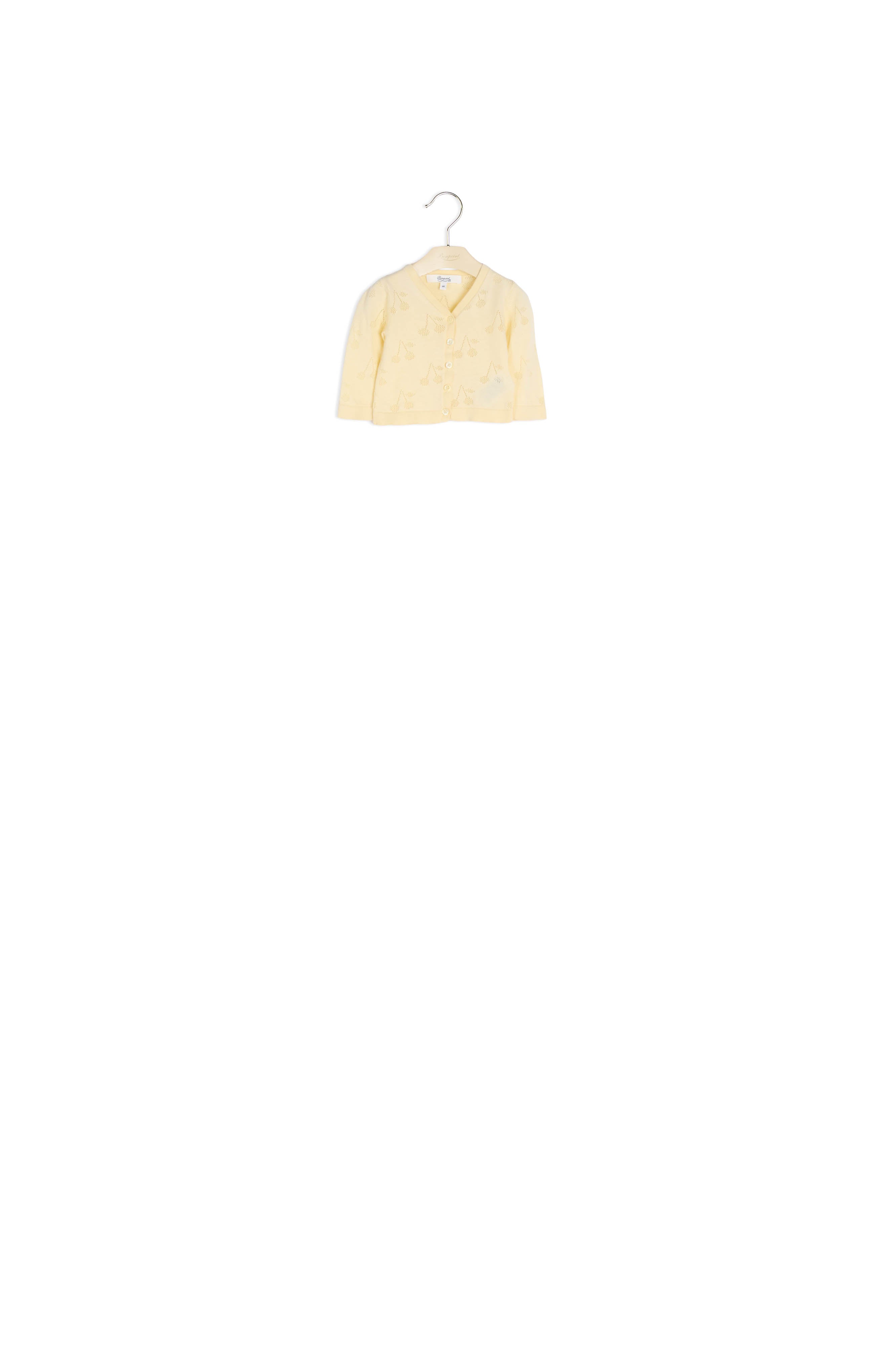 Cardigan en coton ajouré - Bonpoint vintage