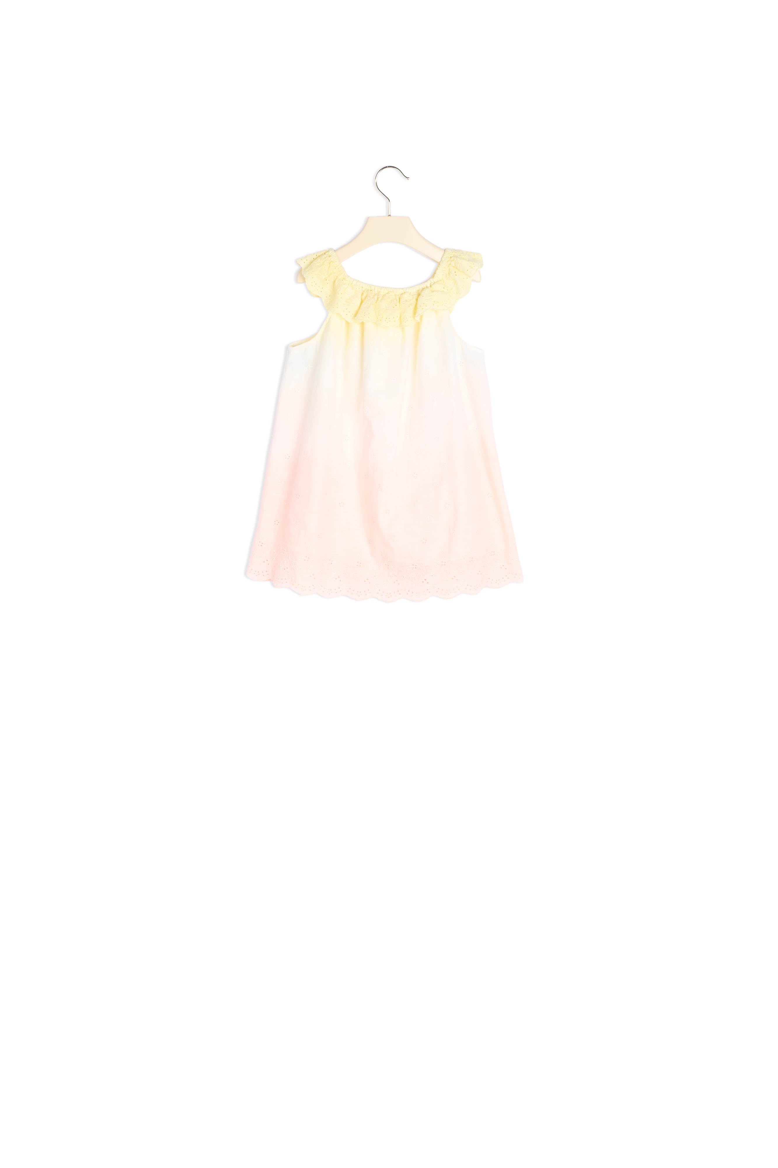 Blouse brodée dip dye - Bonpoint vintage