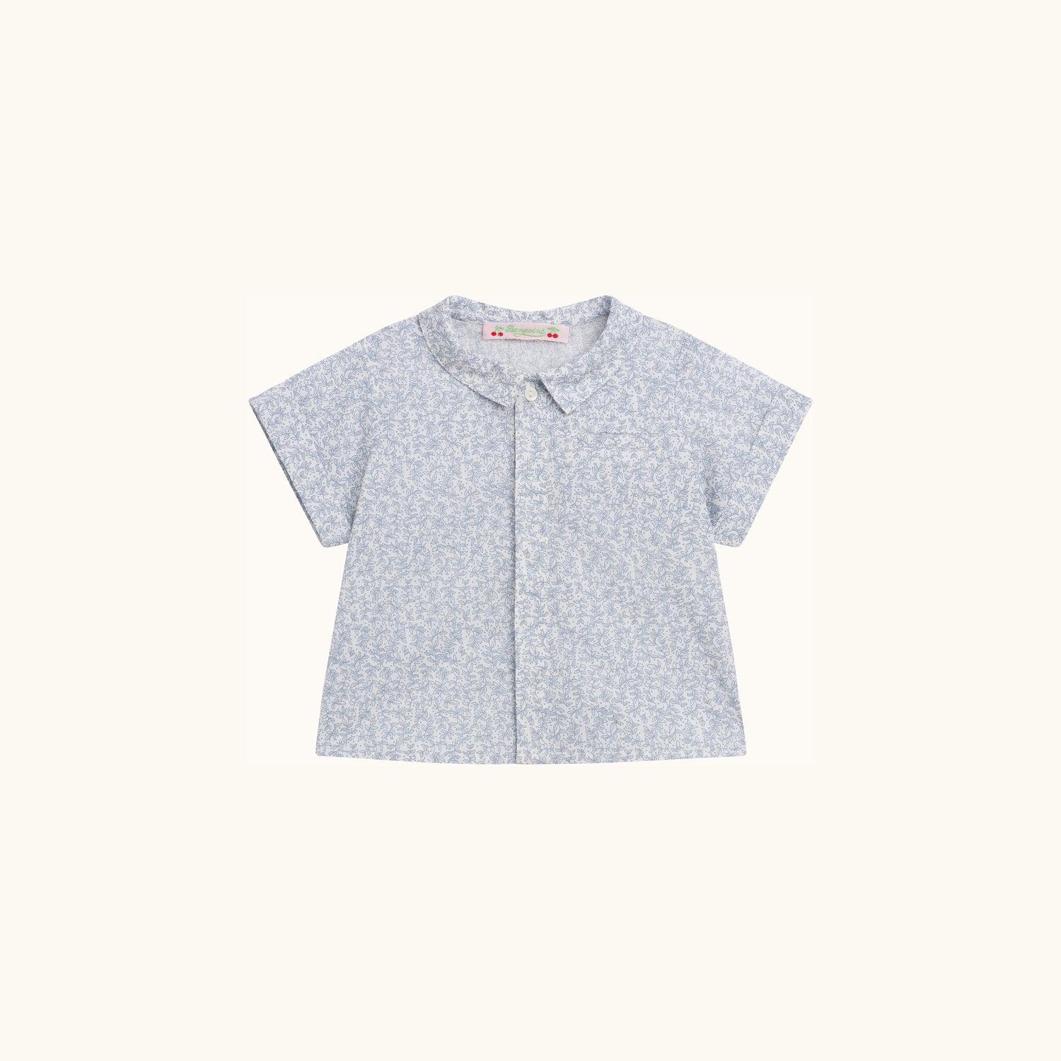 Chemise manches courtes Nicolas - Bonpoint vintage