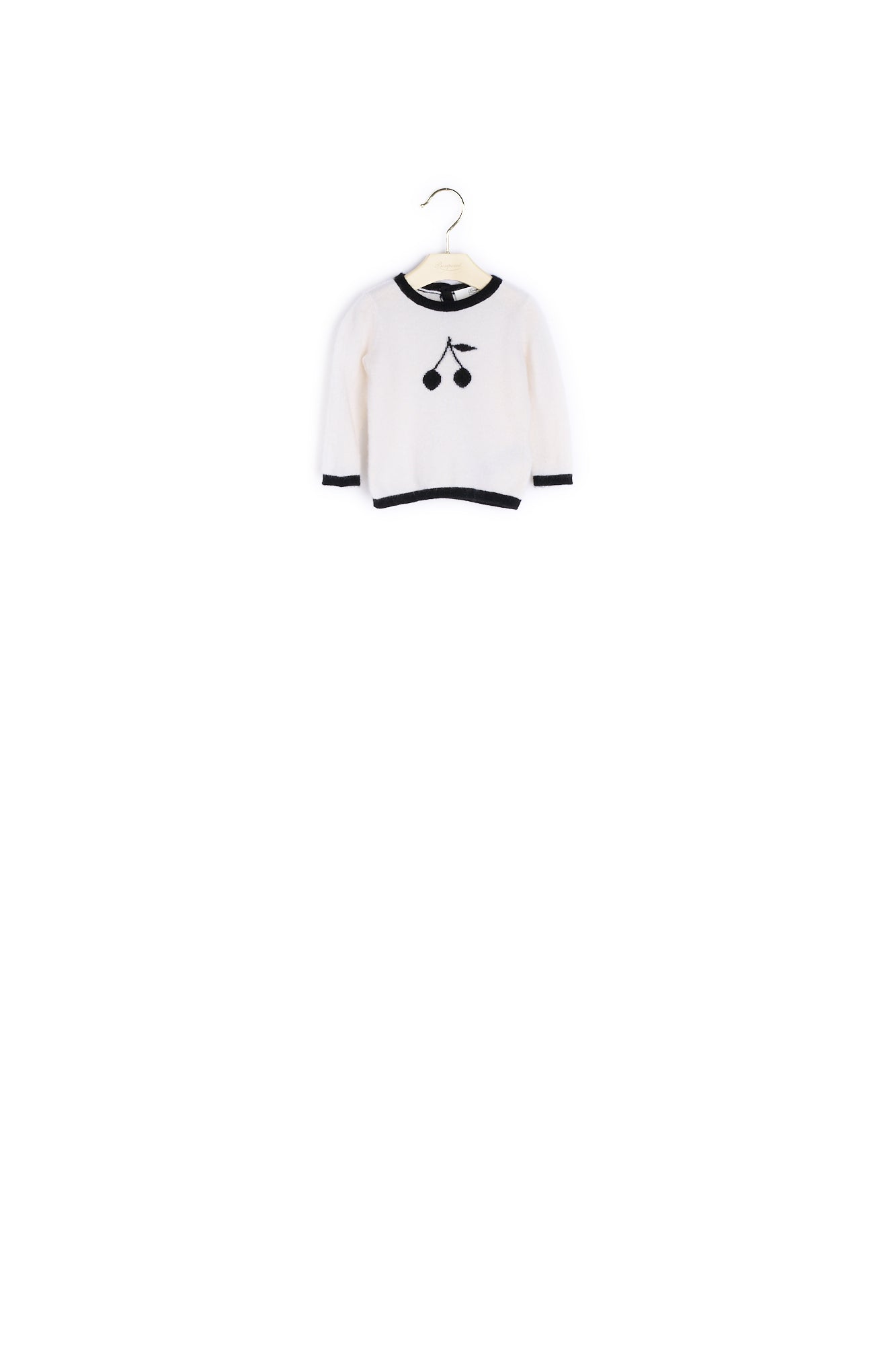 Pull en cachemire intarsia bébé - Bonpoint vintage
