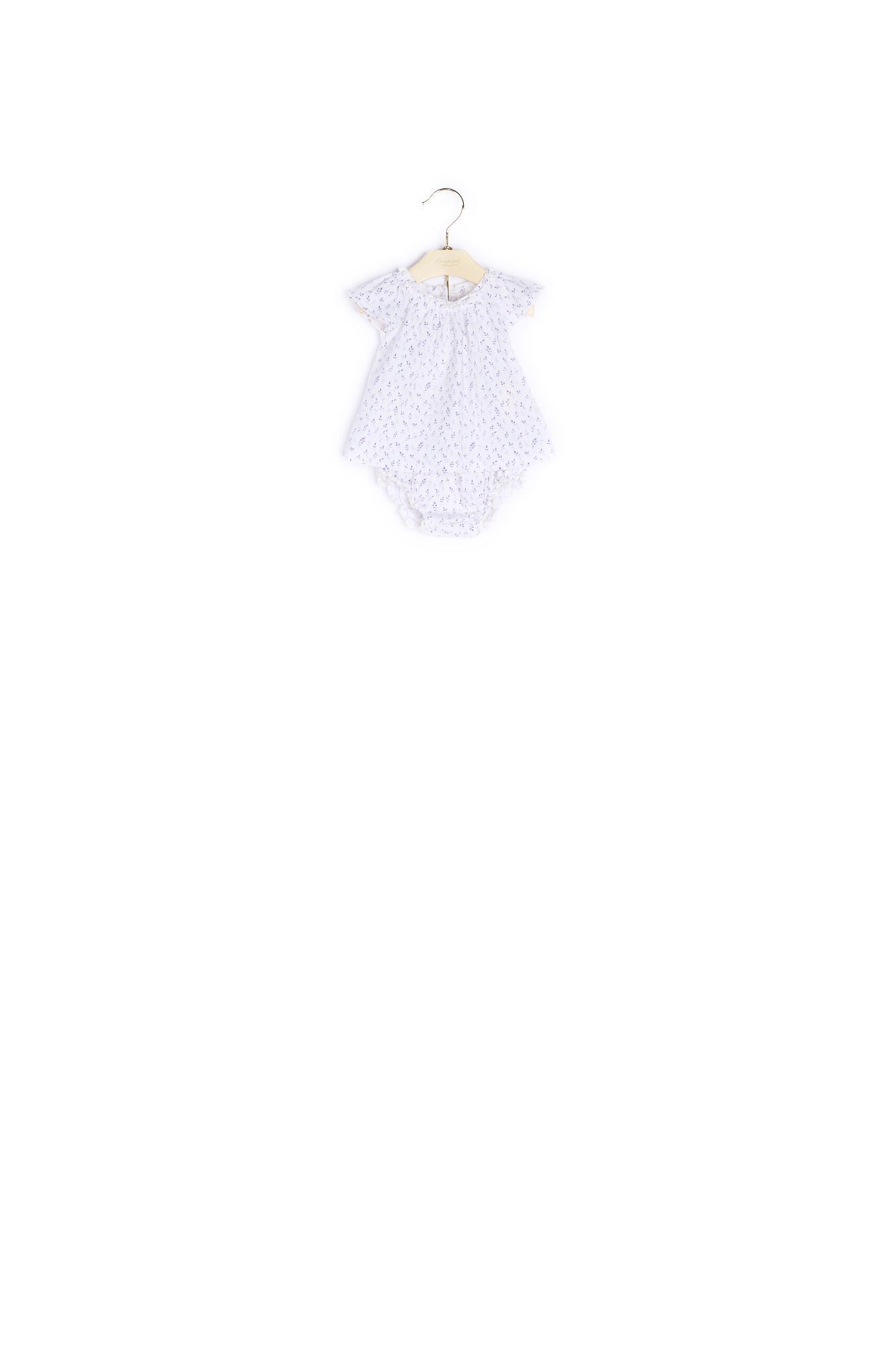 Ensemble en jersey imprimé bébé - Bonpoint vintage