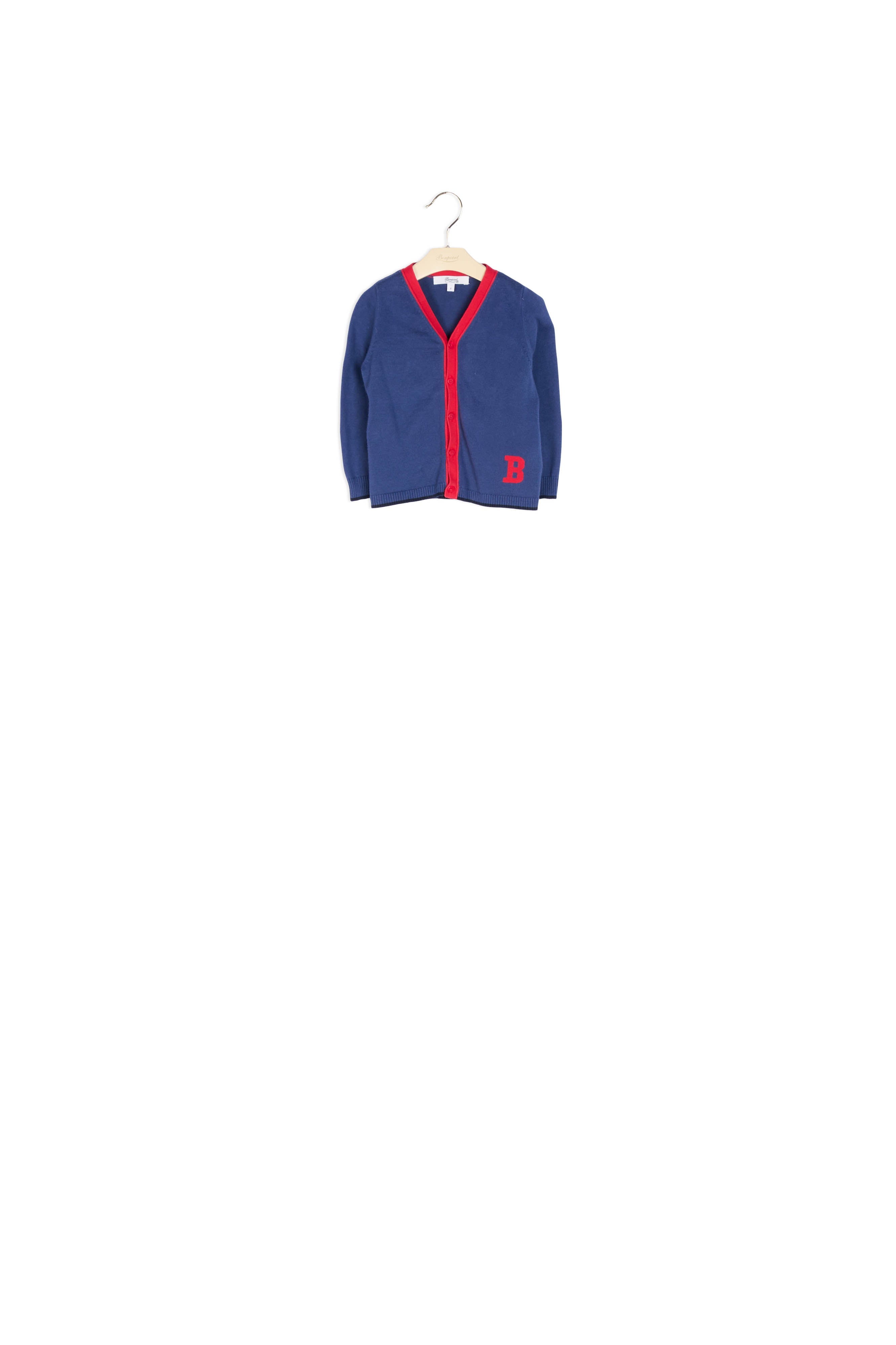 Cardigan avec motif intarsia - Bonpoint vintage