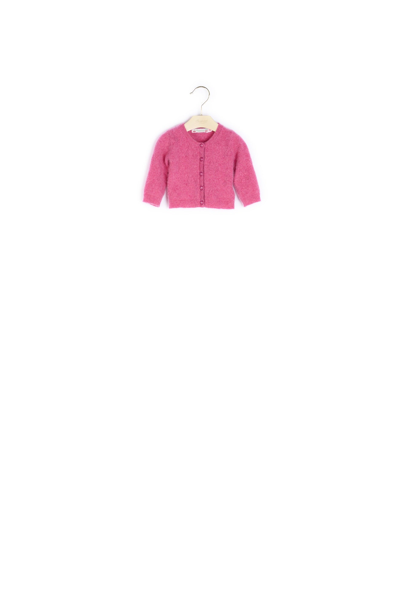 Cardigan en cachemire ajouré - Bonpoint vintage