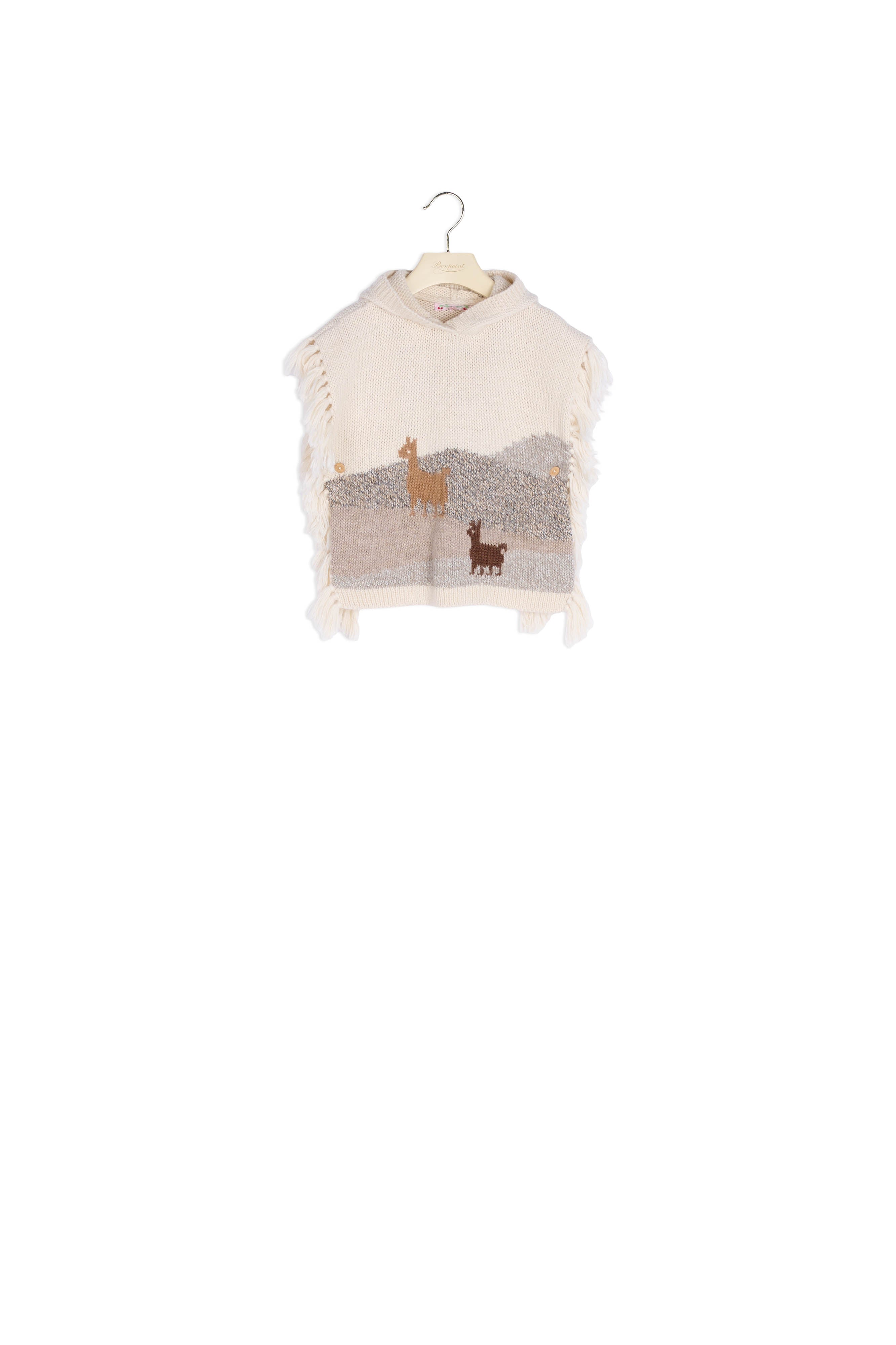 Poncho Maille - Bonpoint vintage