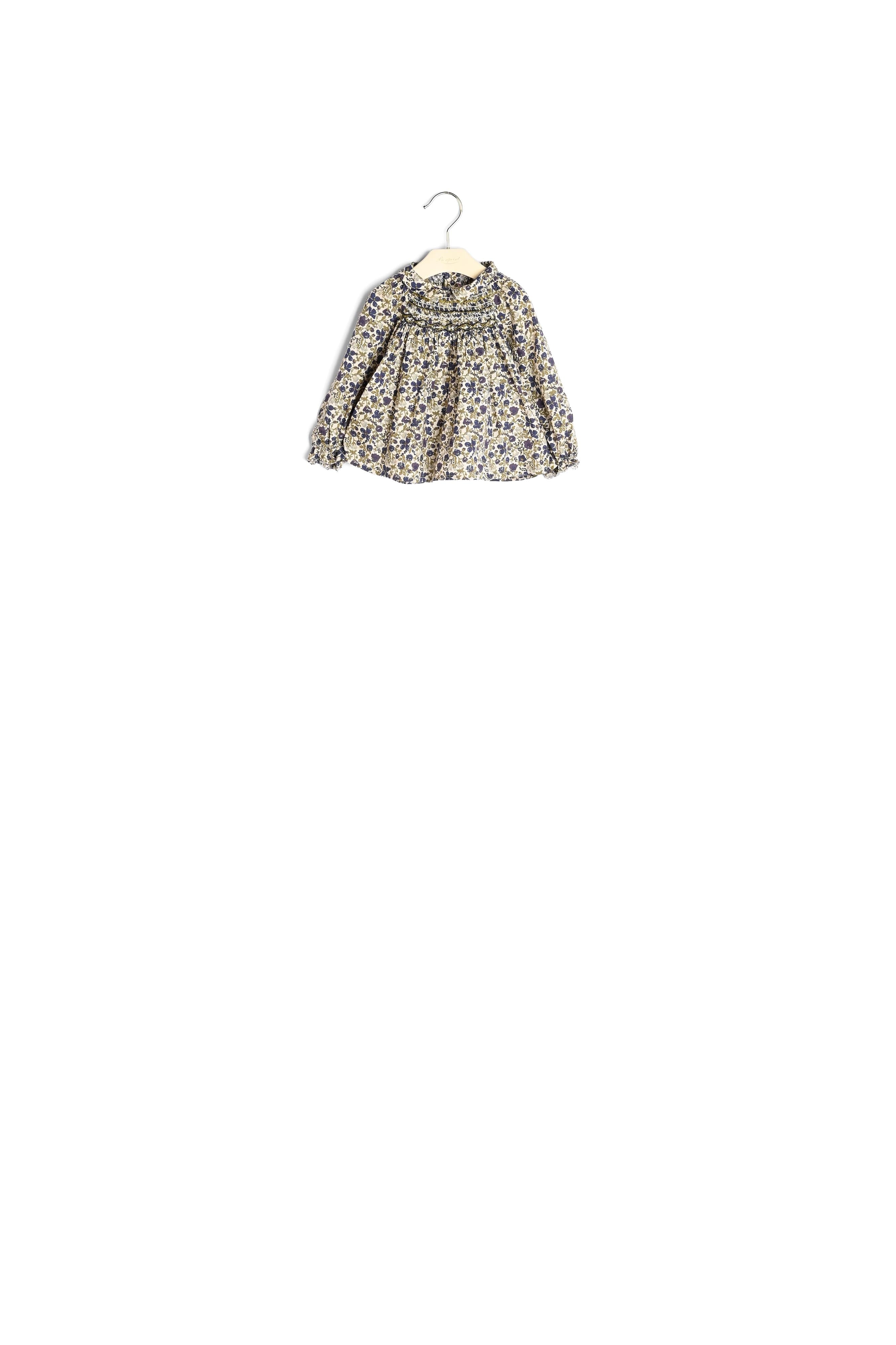 Blouse smockée Pompon - Bonpoint vintage