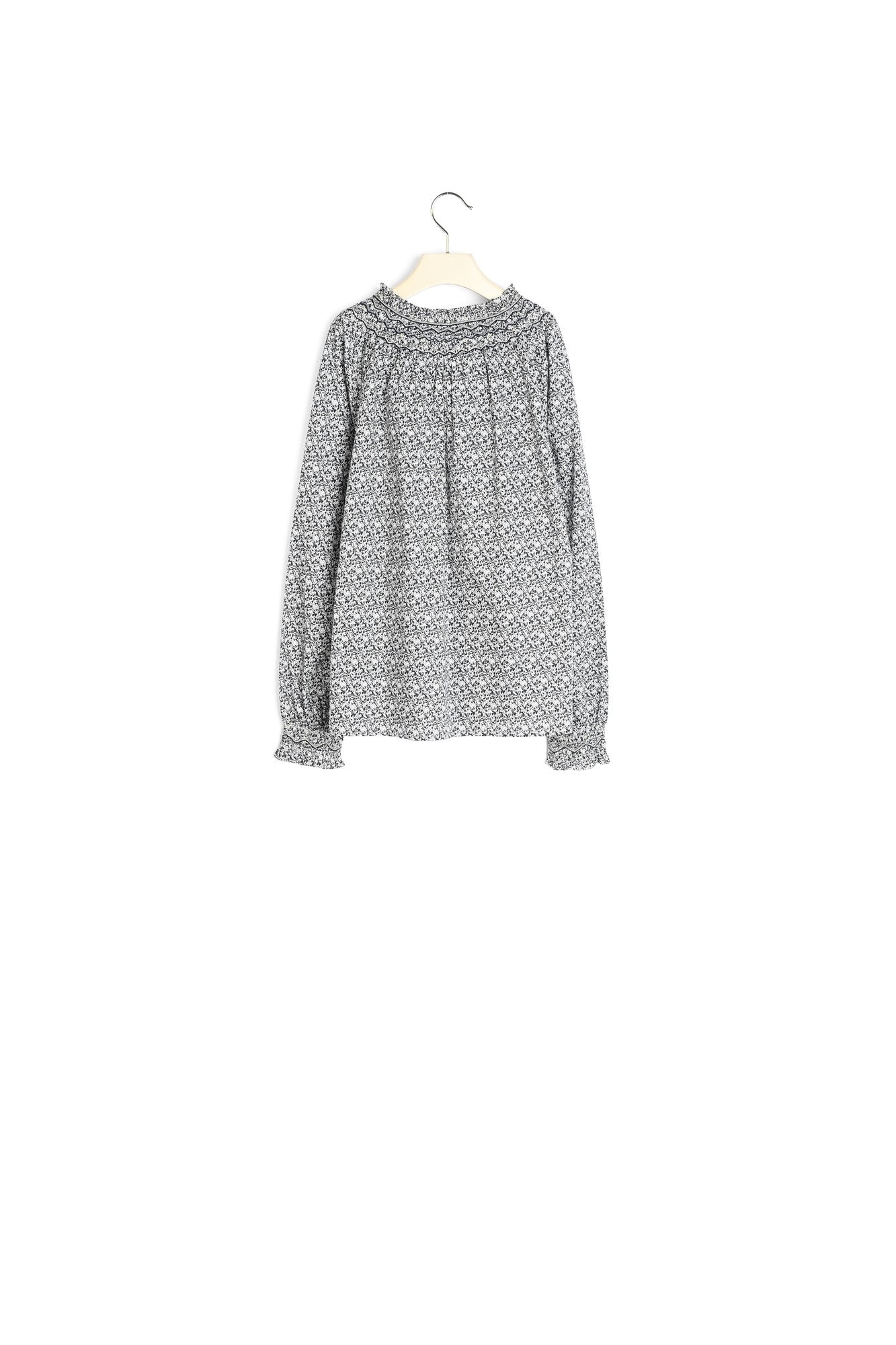 Blouse smockée Pétale - Bonpoint vintage