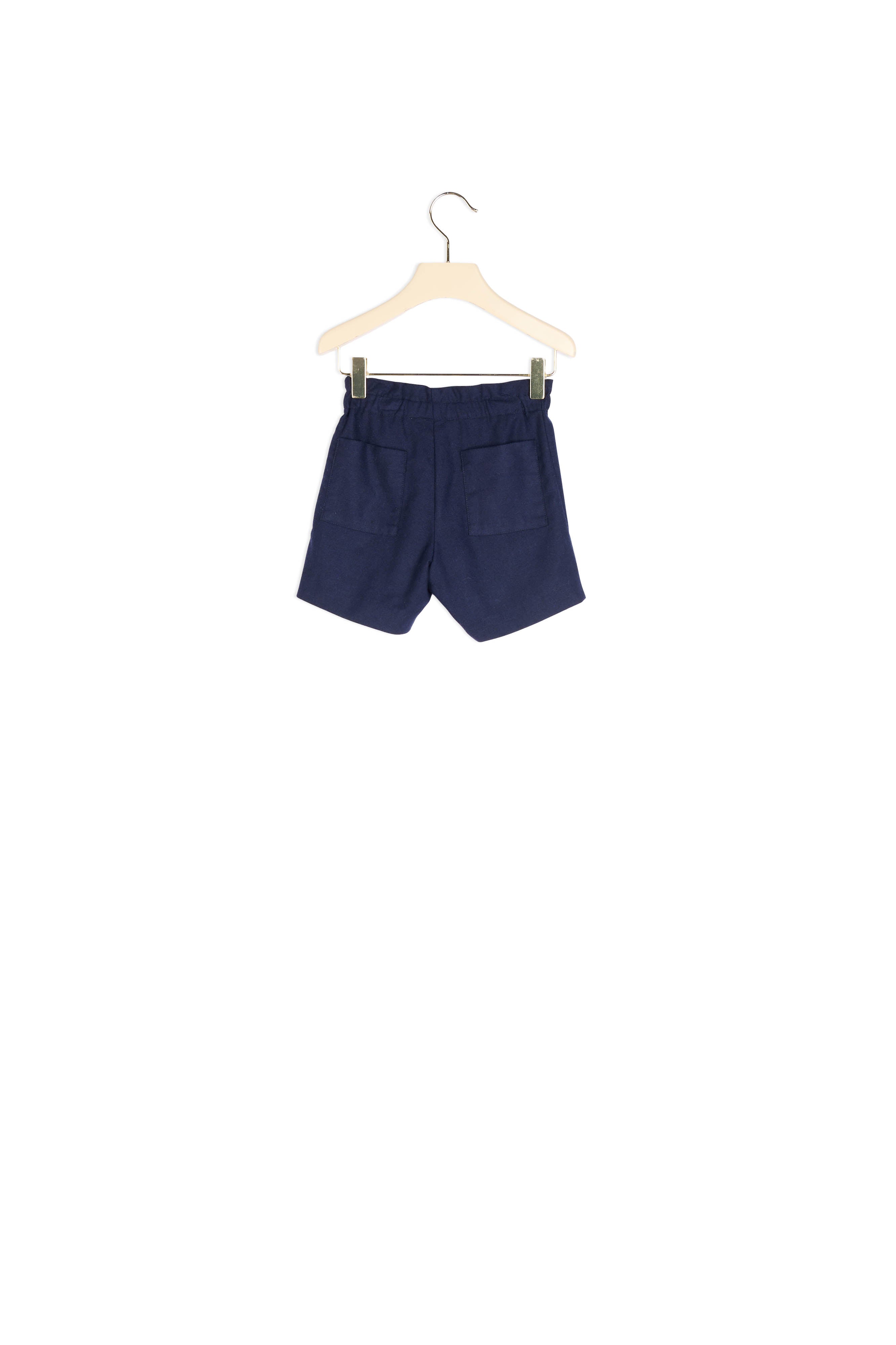 Short élastiqué en flanelle - Bonpoint vintage