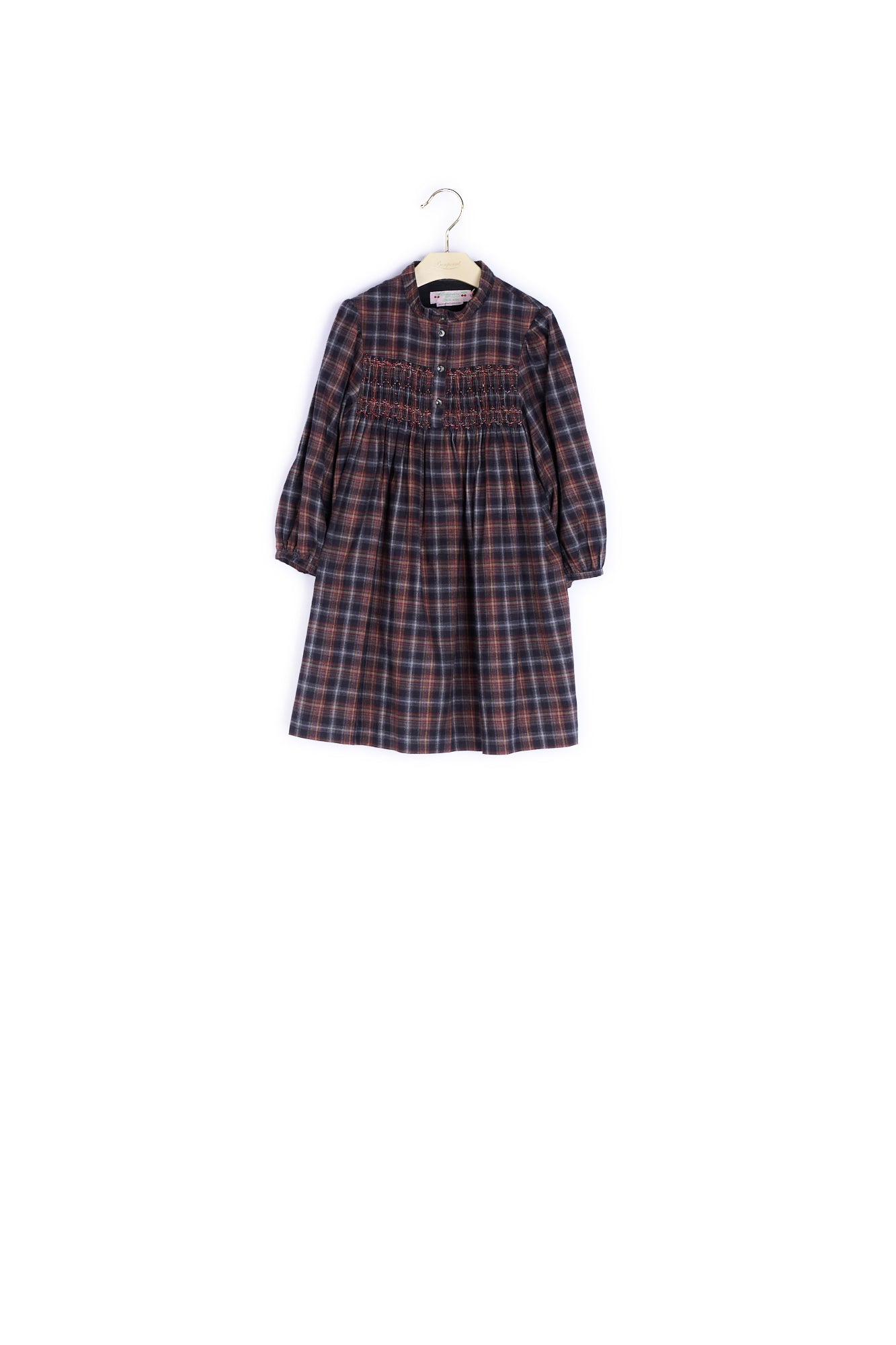 Robe smockée à carreaux - Bonpoint vintage