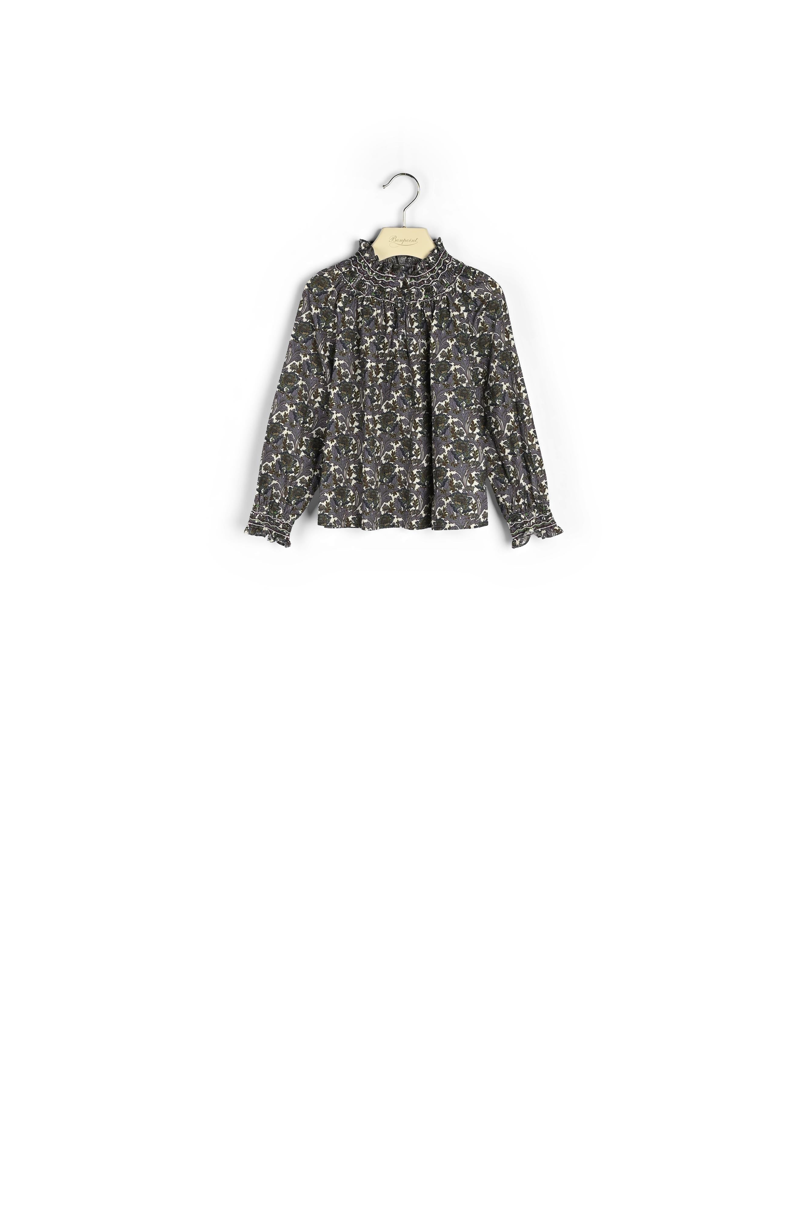 Blouse en tissu Liberty fille - Bonpoint vintage