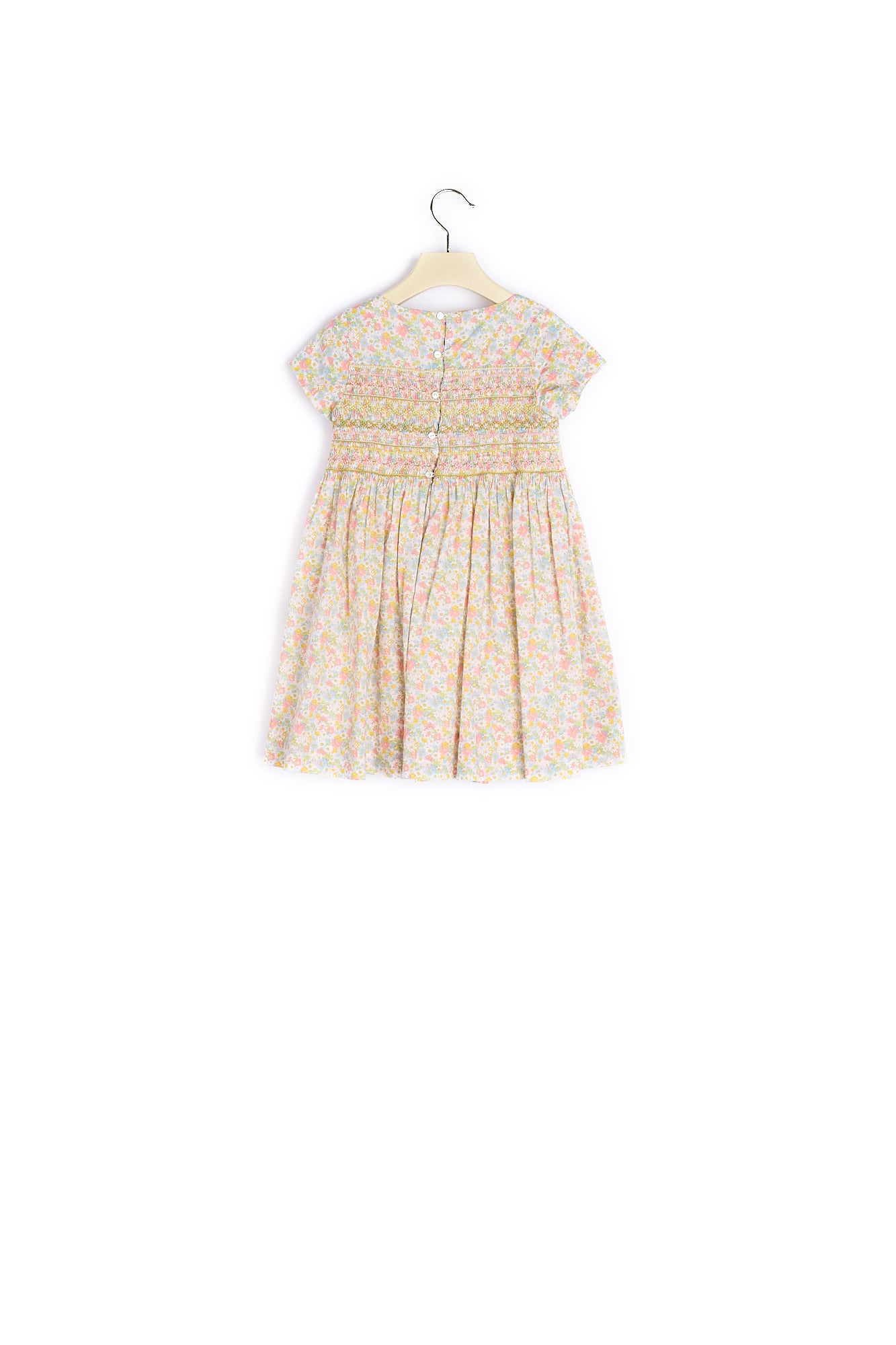 Robe smockée en coton fille - Bonpoint vintage