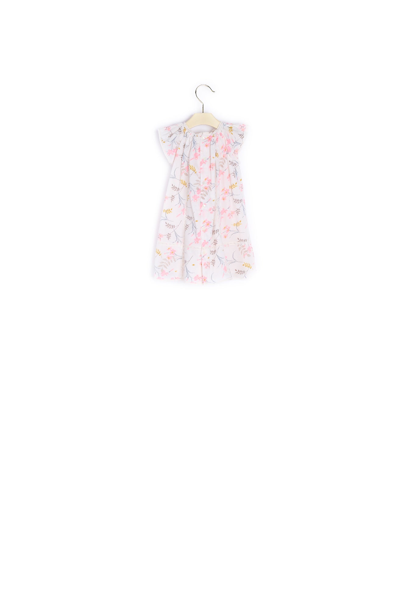 Robe florale à détails dentelle Lilly - Bonpoint vintage