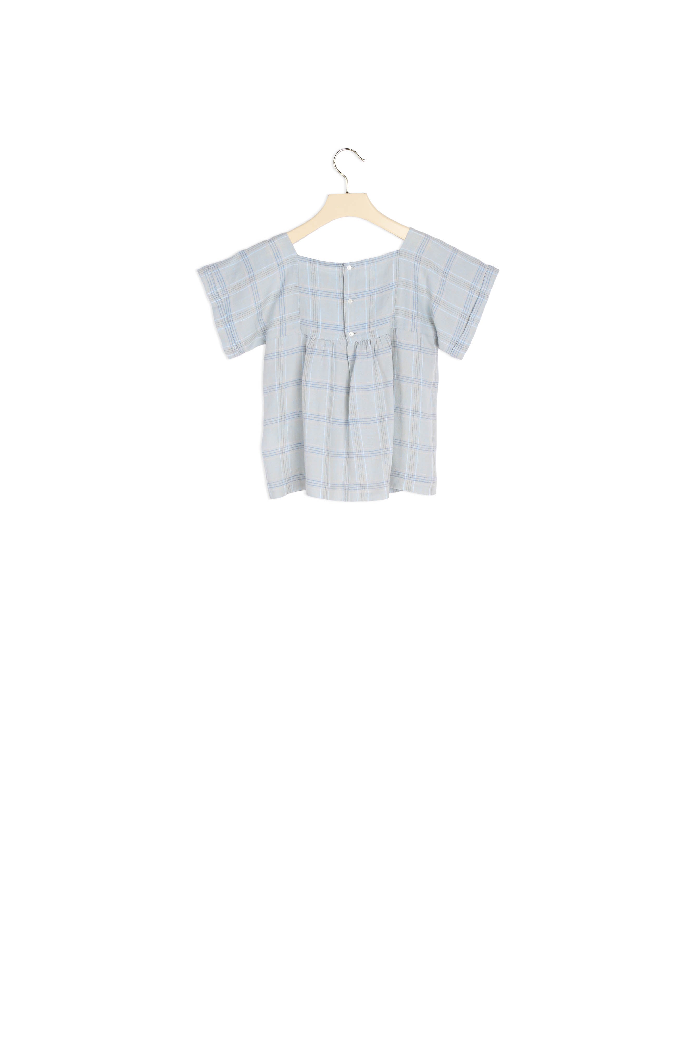 Blouse à smocks brodés - Bonpoint vintage