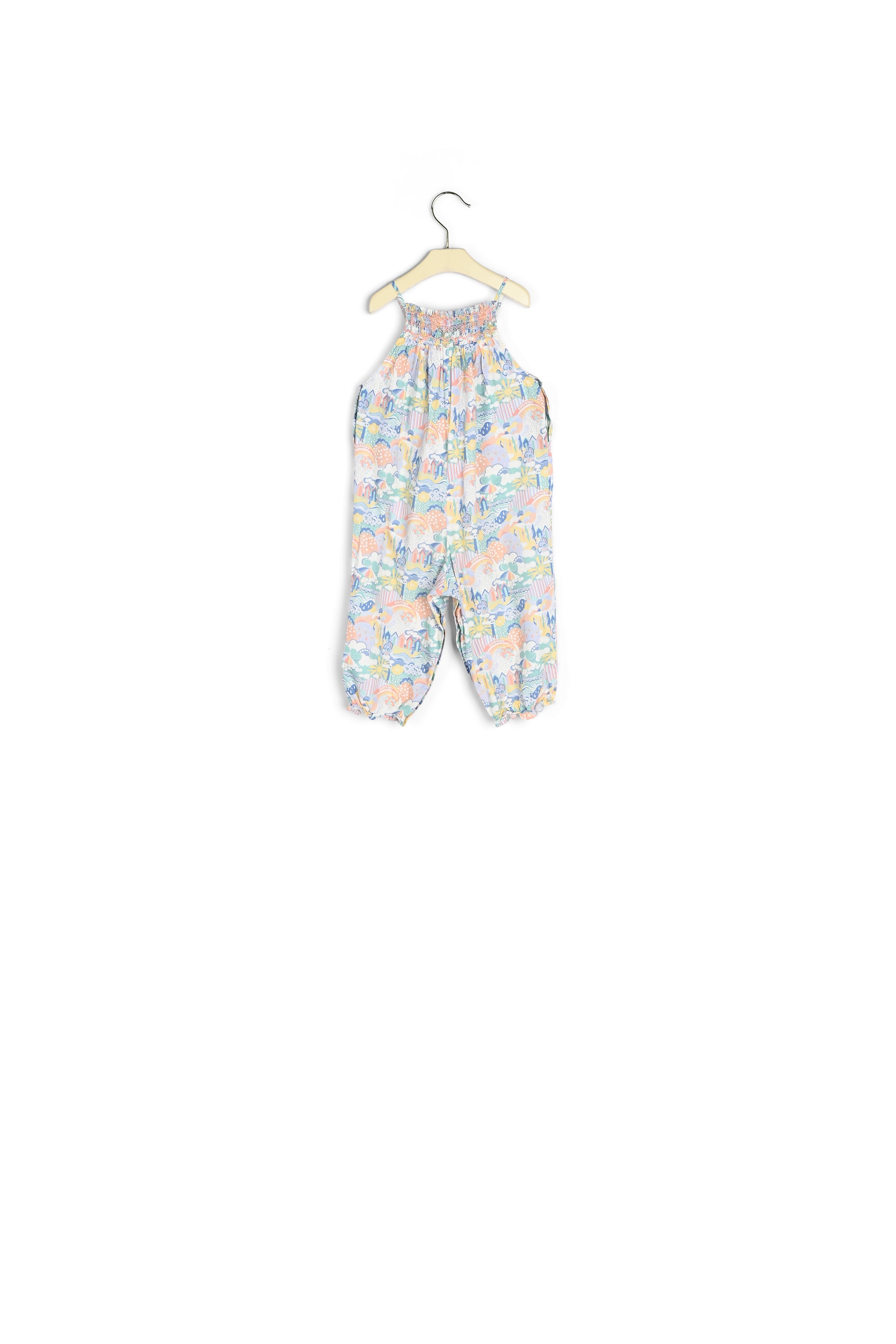 Salopette en tissu Liberty - Bonpoint vintage