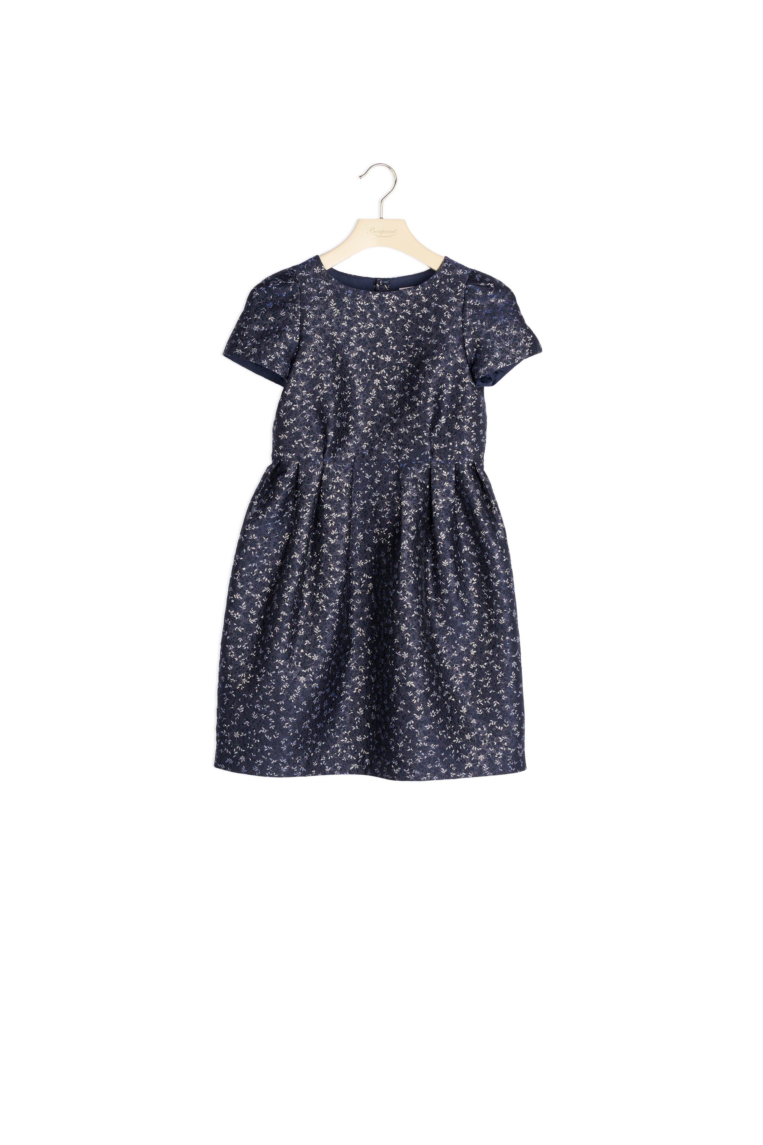Robe de cérémonie imprimée fille - Bonpoint vintage