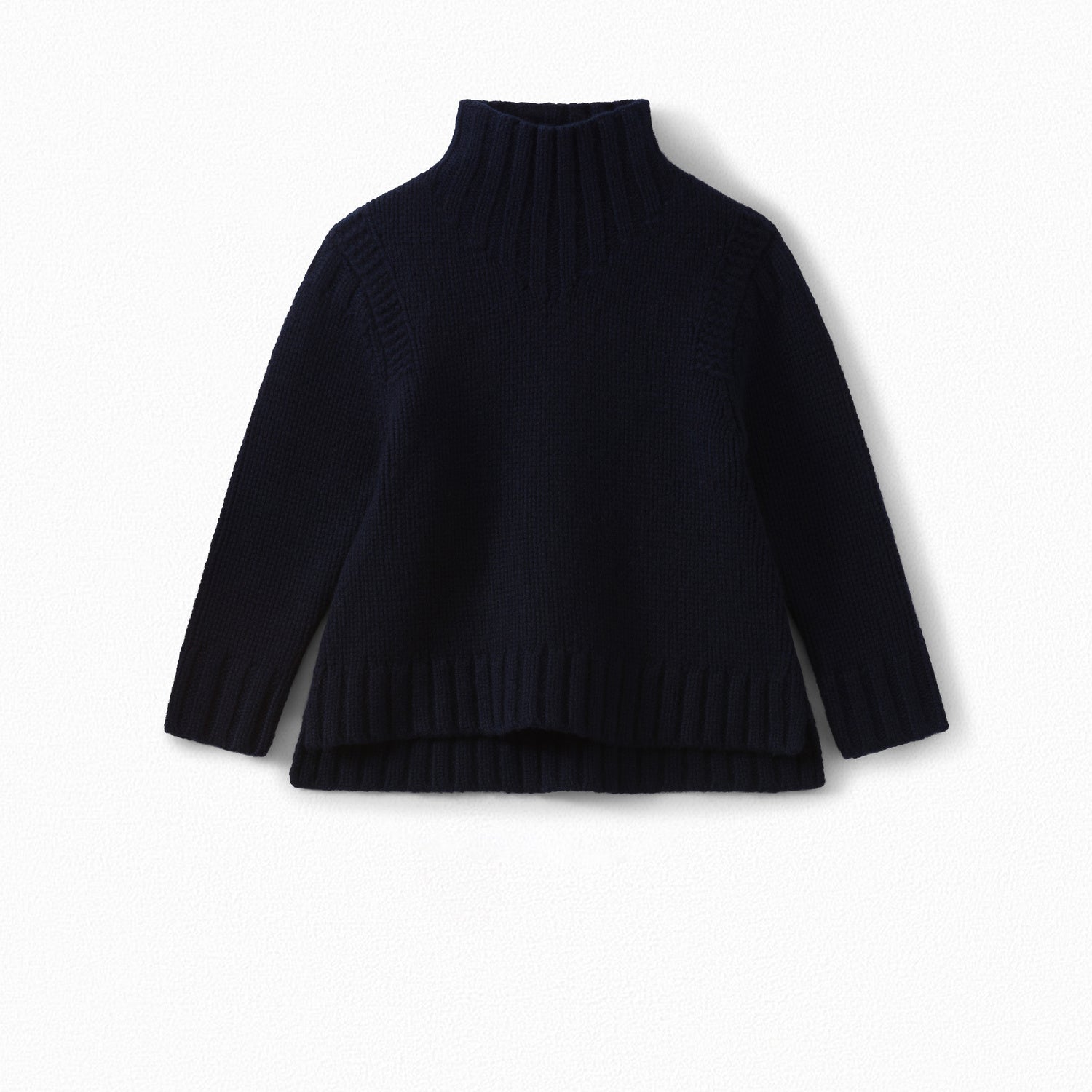 Pull fille en cachemire à col montant - Bonpoint vintage