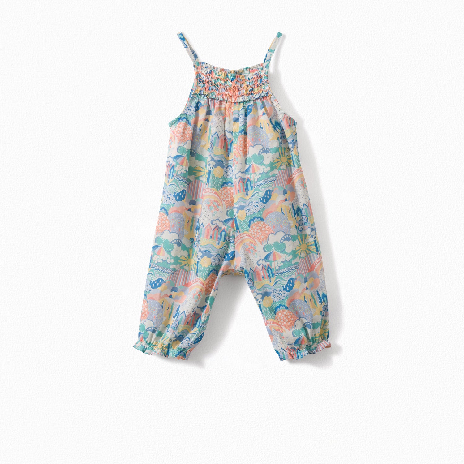Salopette en tissu Liberty - Bonpoint vintage