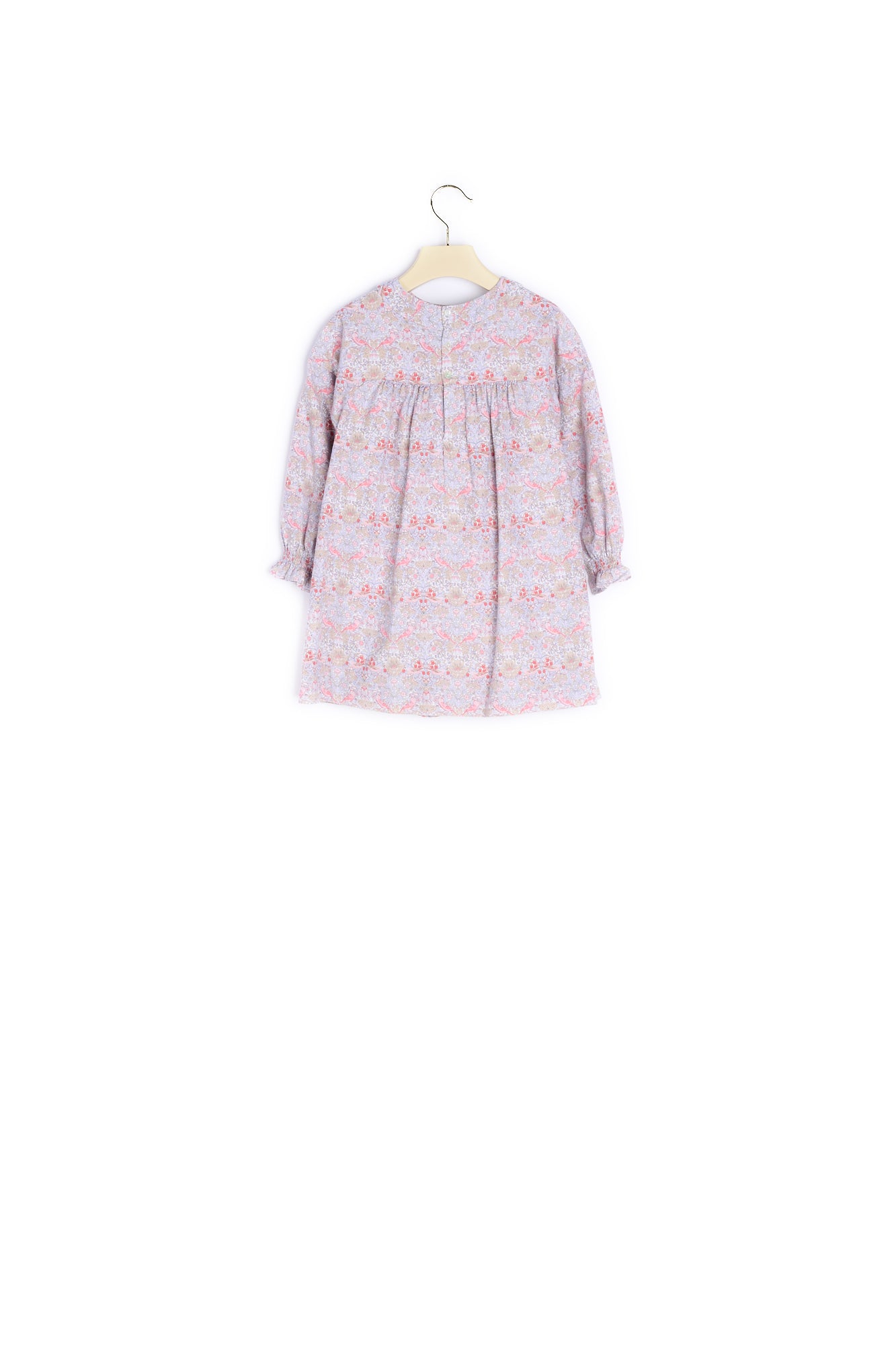 Robe en tissu Liberty et laine fille - Bonpoint vintage