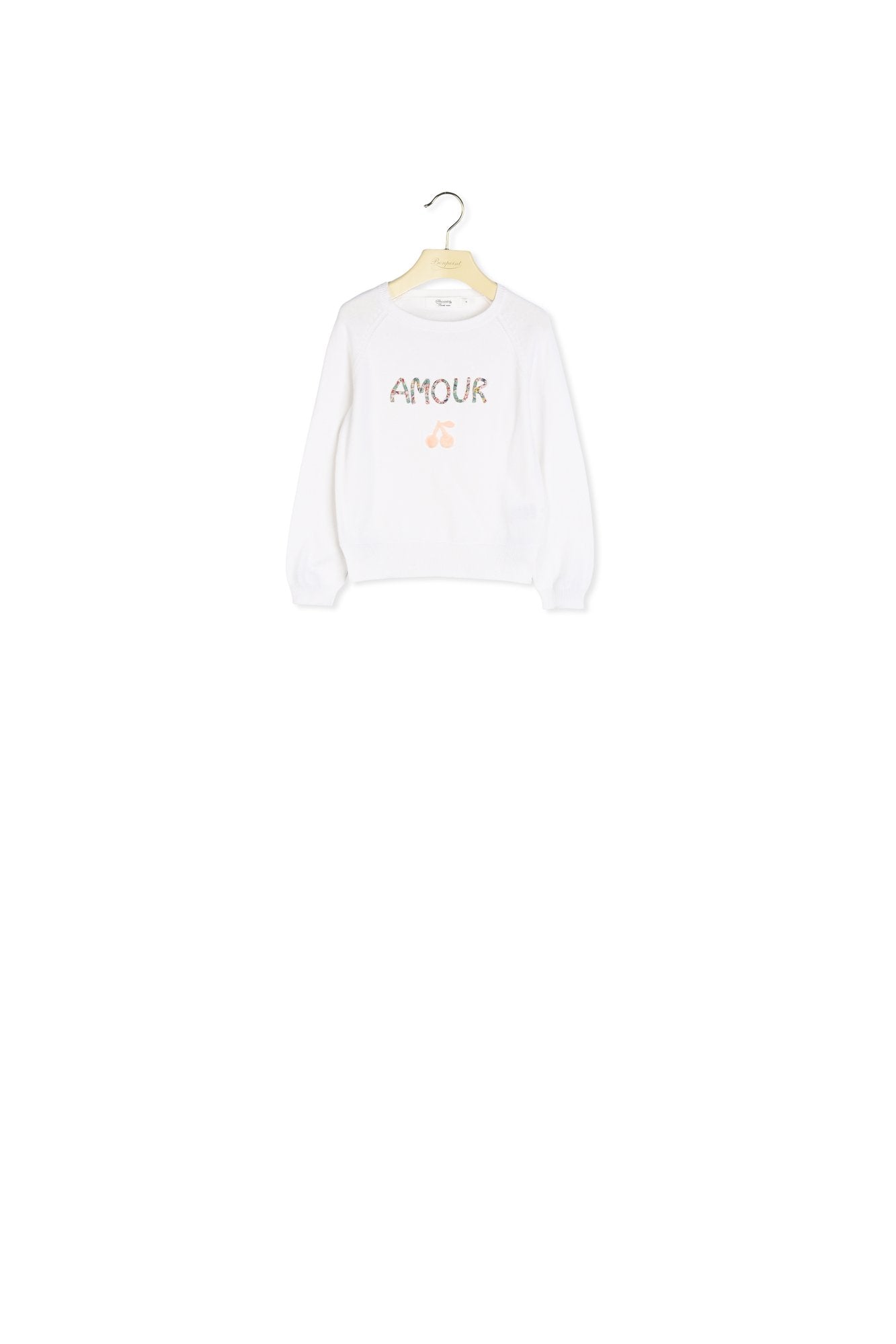 Pull Liberty et Cerise - Bonpoint vintage