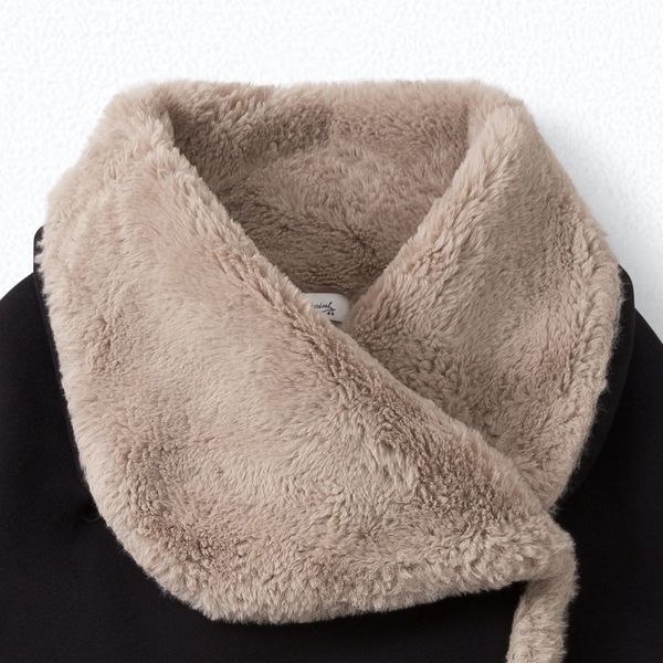 Sweat en molleton doux fille noir - Bonpoint vintage