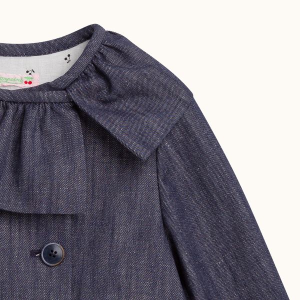 Manteau Nancy jean foncé - Bonpoint vintage