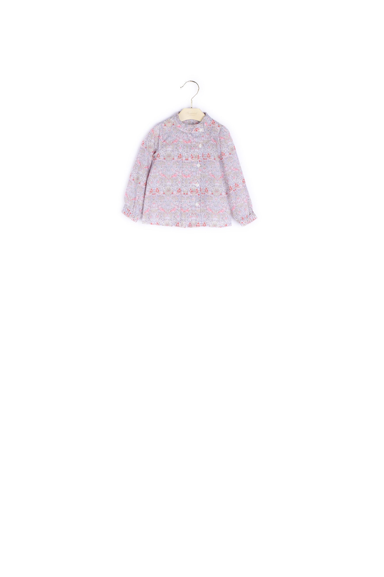 Blouse en tissu Liberty à plis - Bonpoint vintage