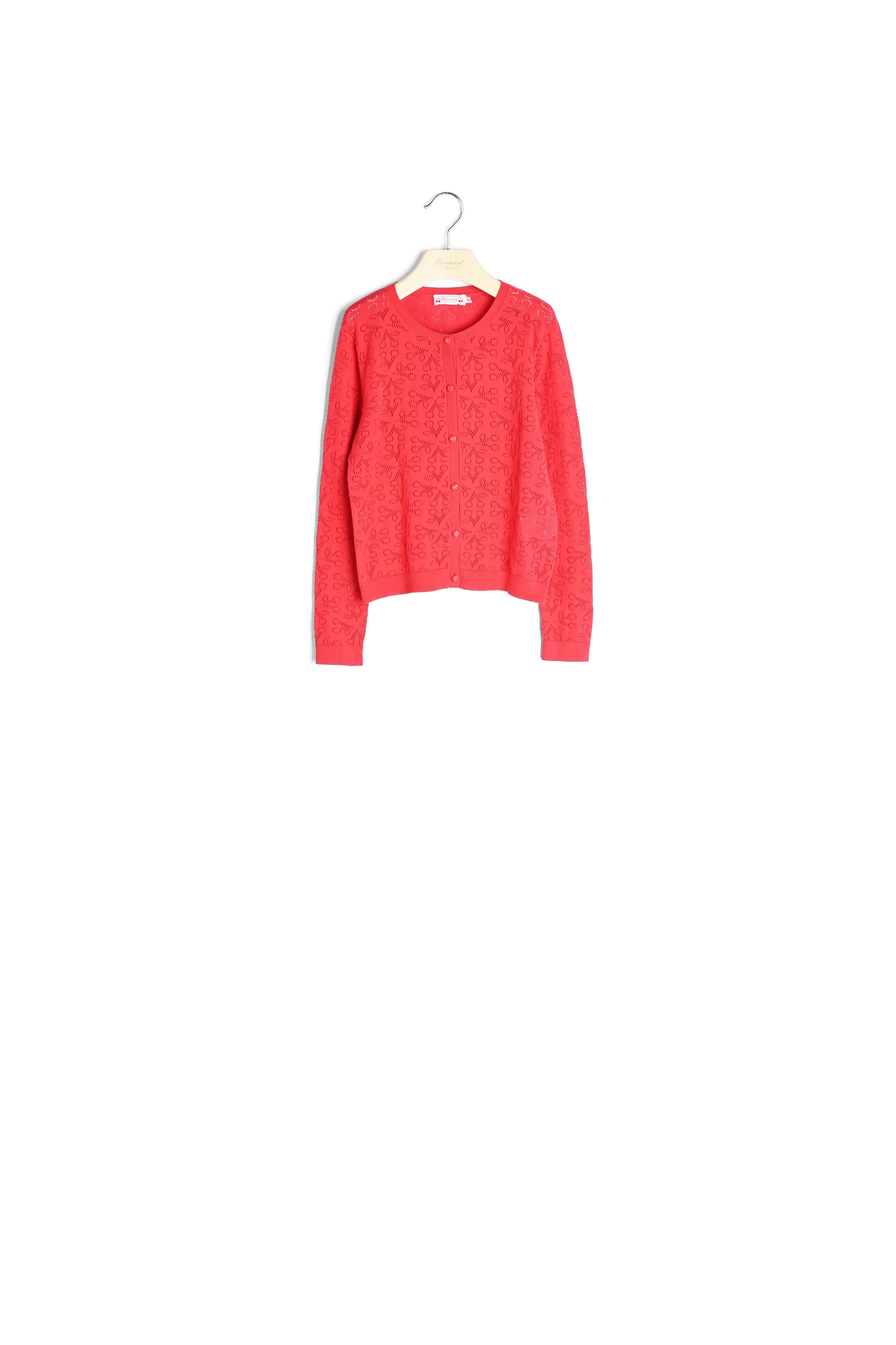 Cardigan Cherry - Bonpoint vintage