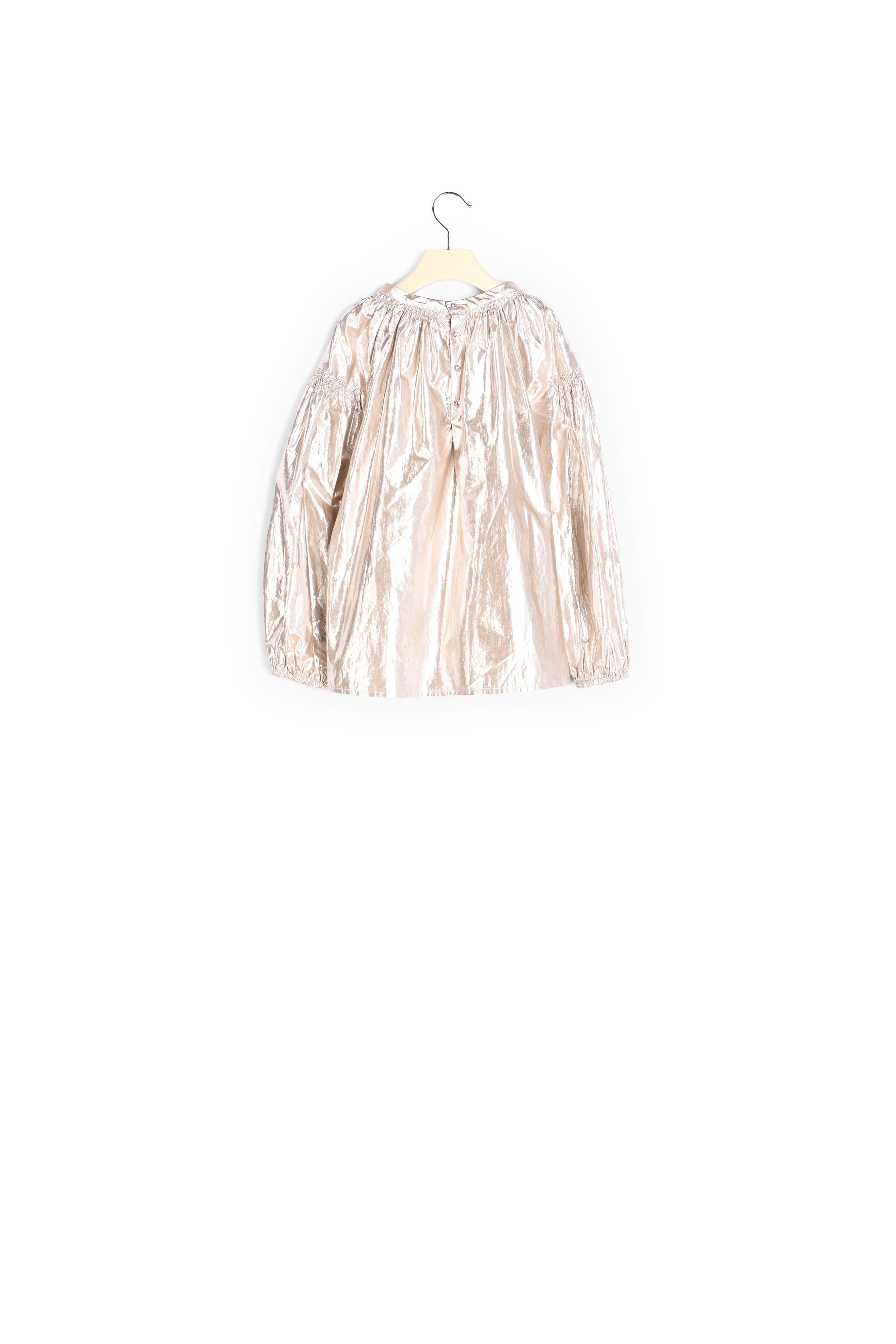 Blouse en taffetas métallisé - Bonpoint vintage