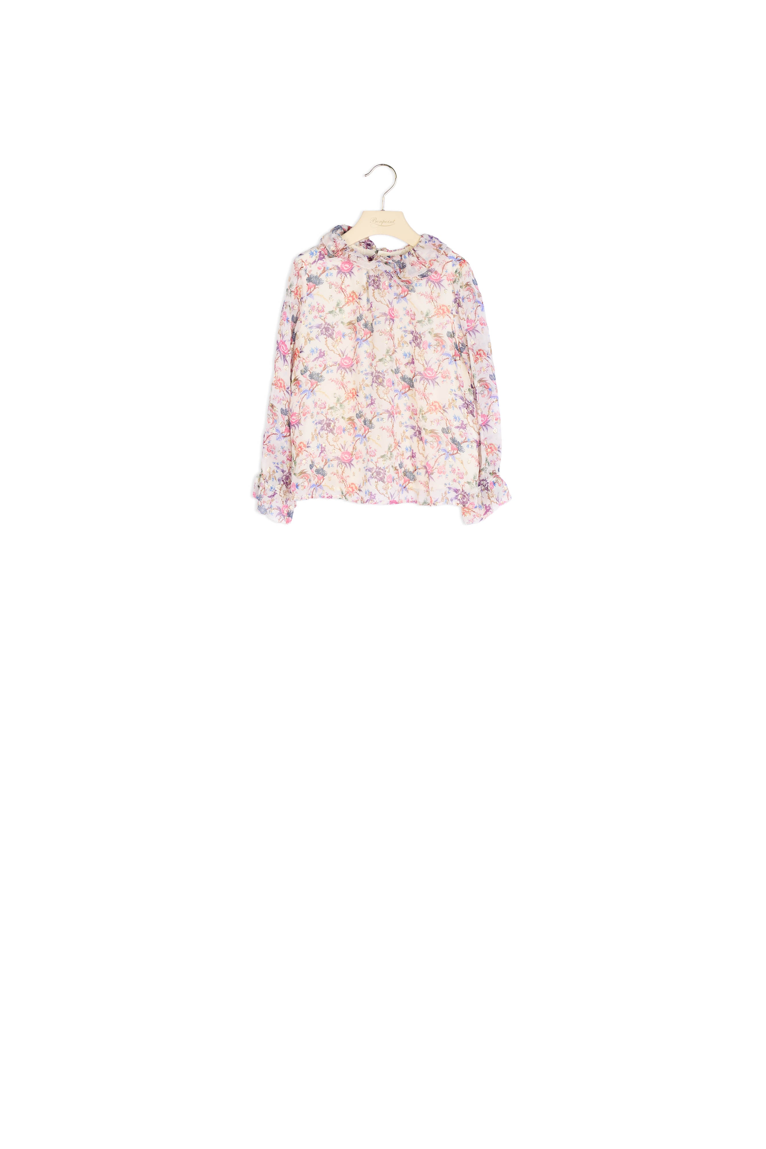 Blouse en soie imprimée - Bonpoint vintage