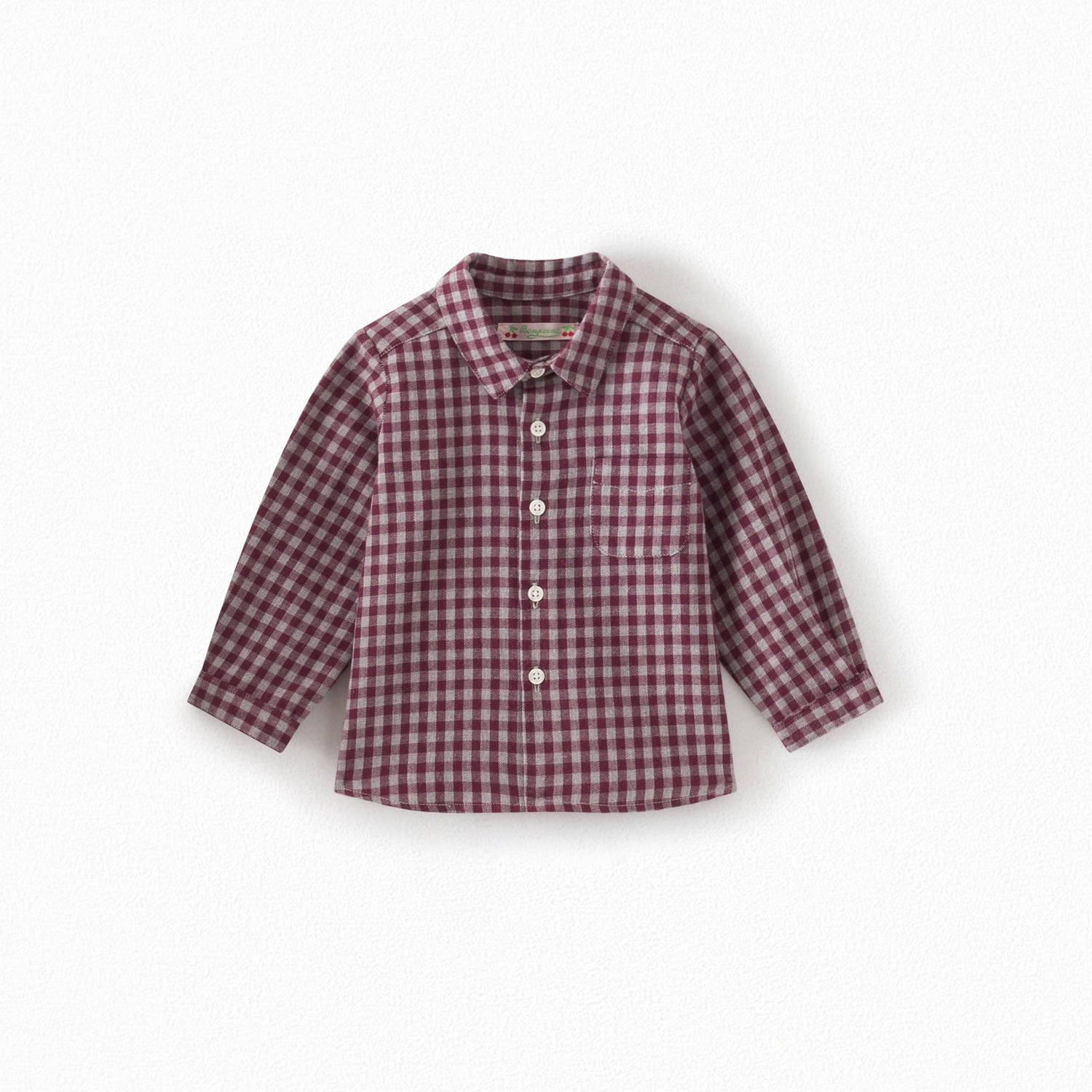 Chemise en twill émerisé - Bonpoint vintage