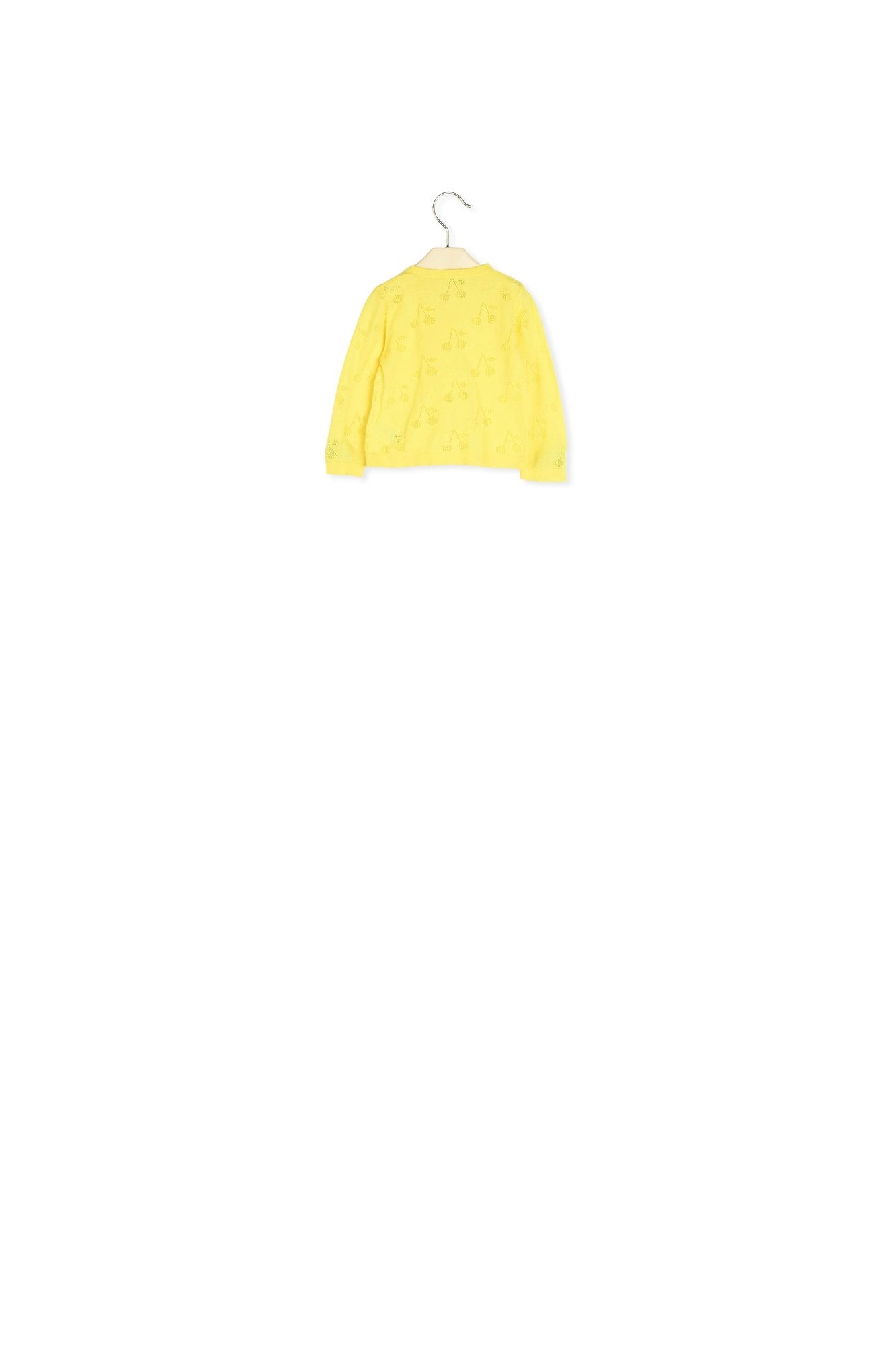 Cardigan avec cerises ajourées - Bonpoint vintage