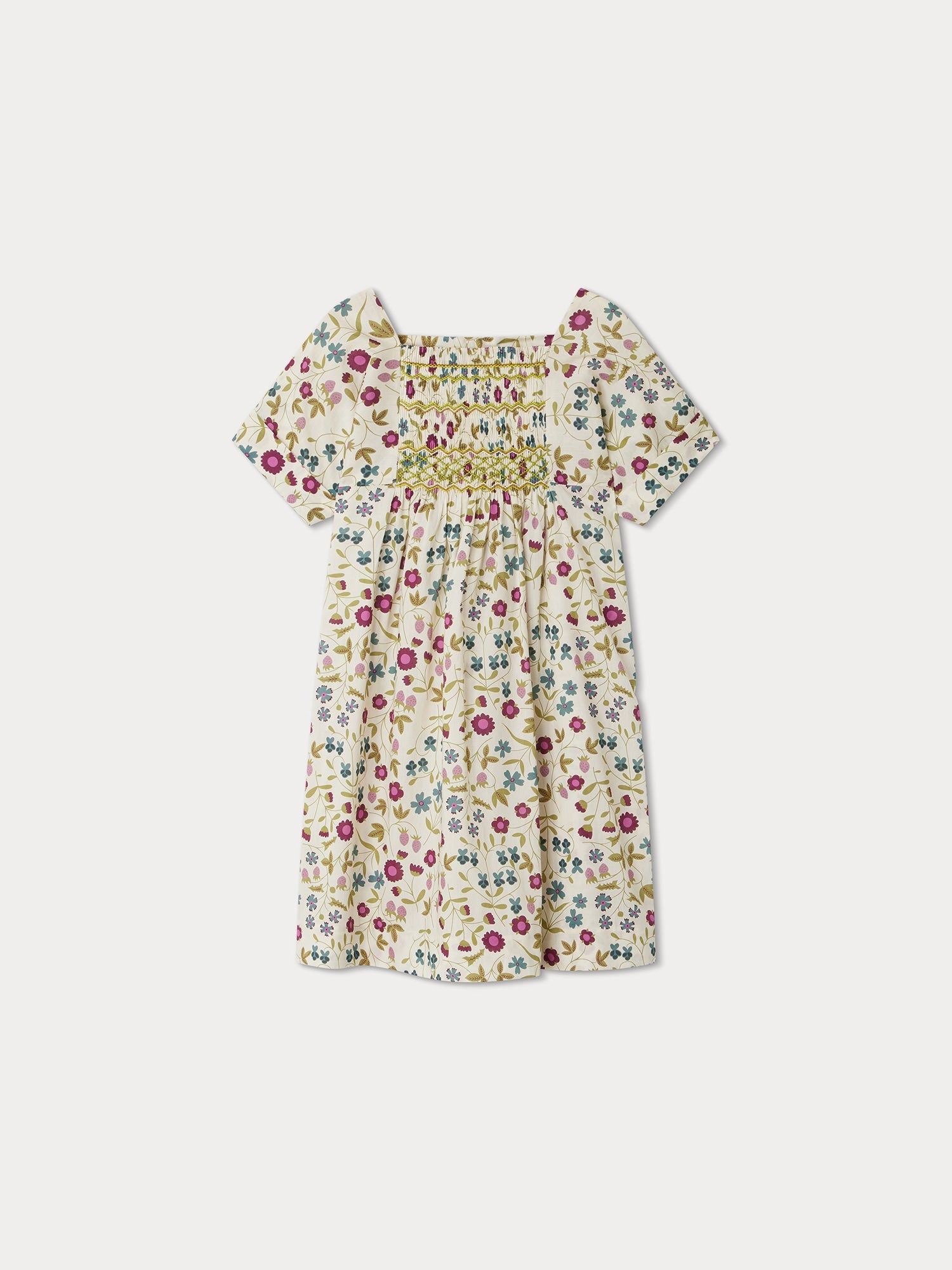 Robe smockée Paysanne - Bonpoint vintage