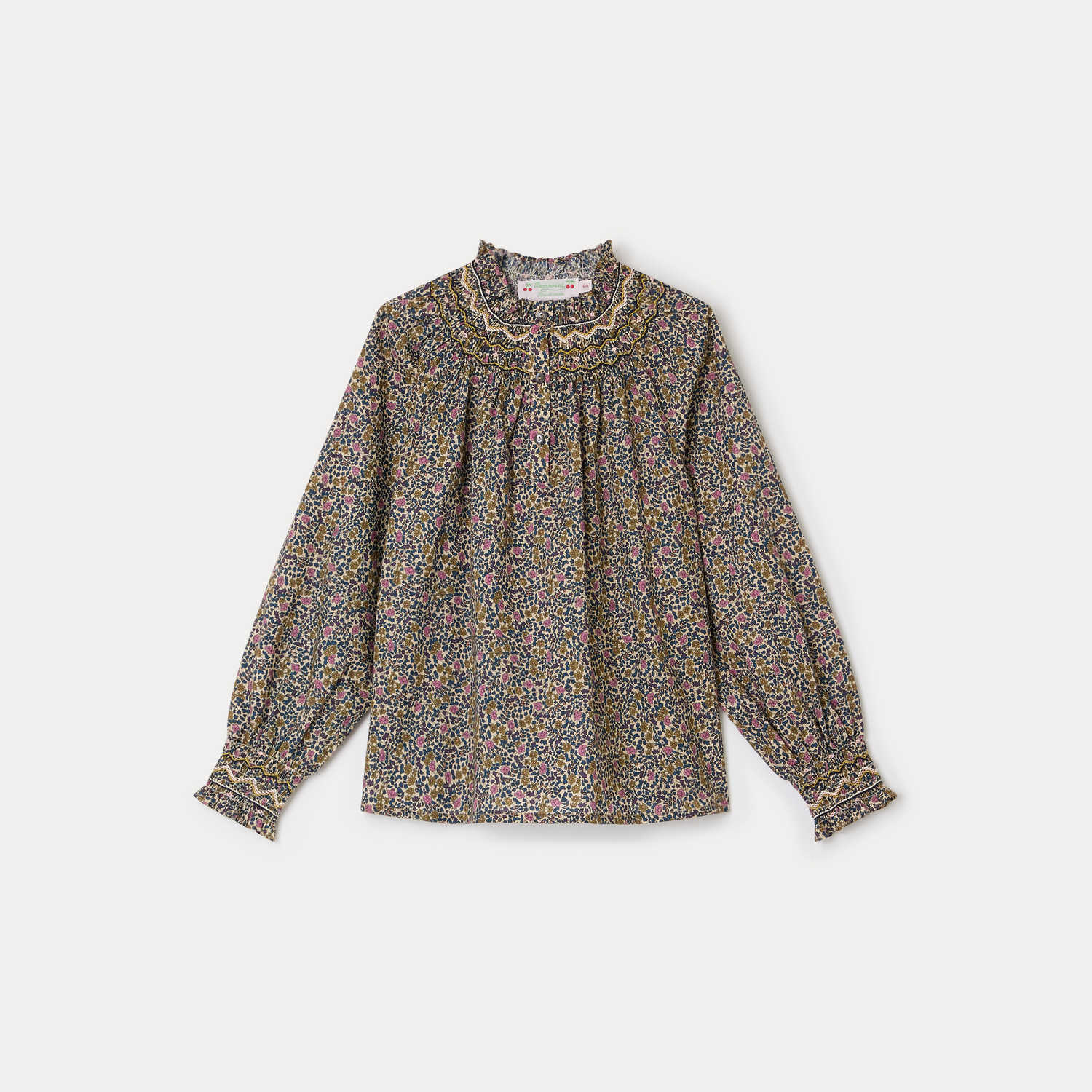 Blouse smockée Pétale - Bonpoint vintage