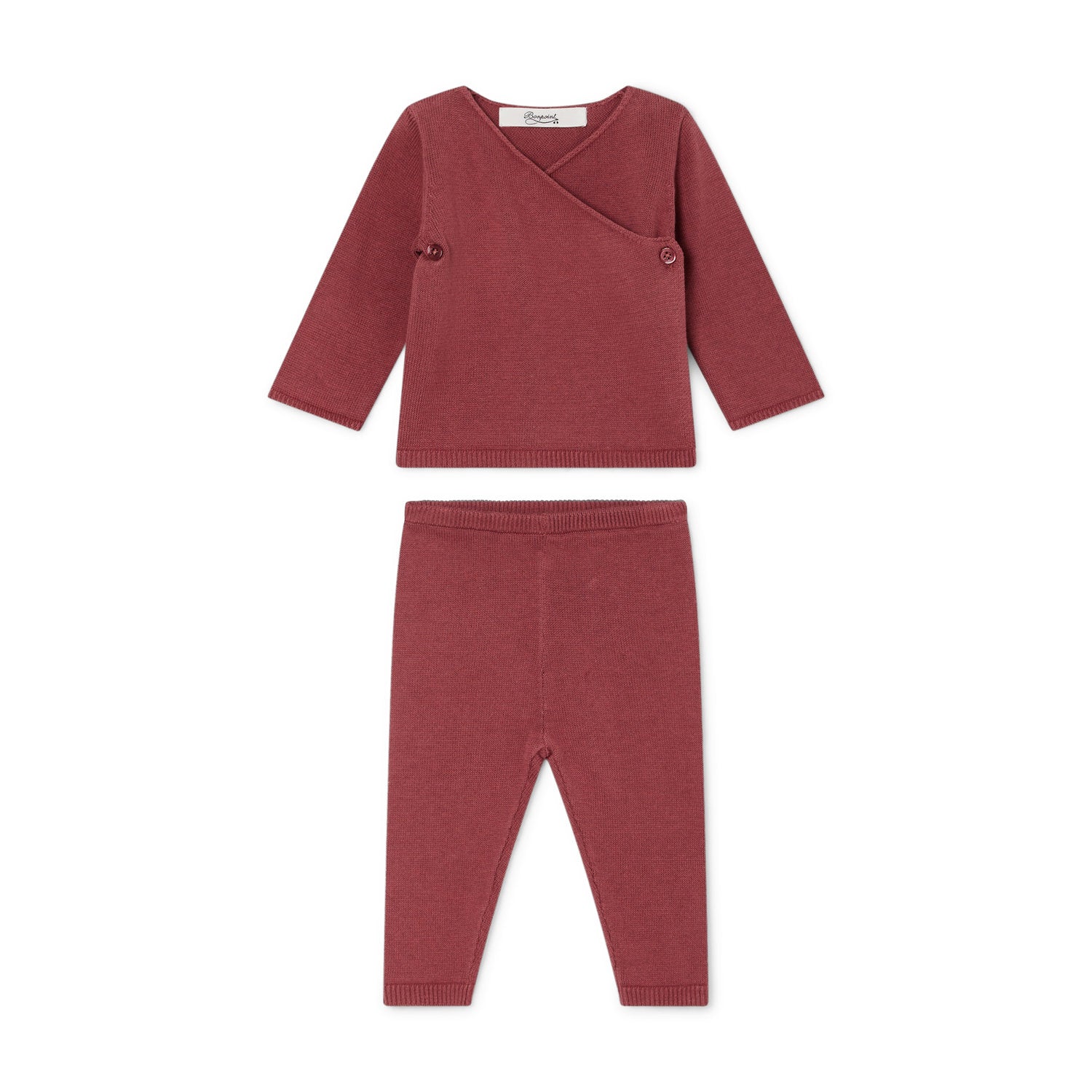 Ensemble à haut cache-cœur - Bonpoint vintage